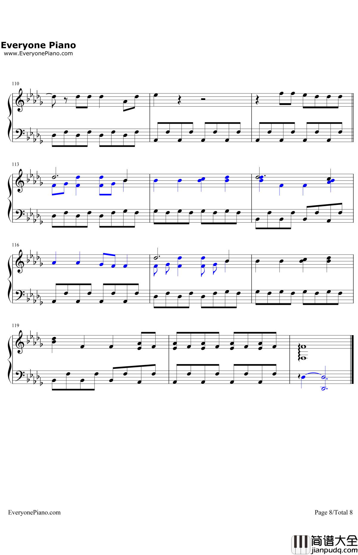 LetItGo钢琴谱_JamesBay