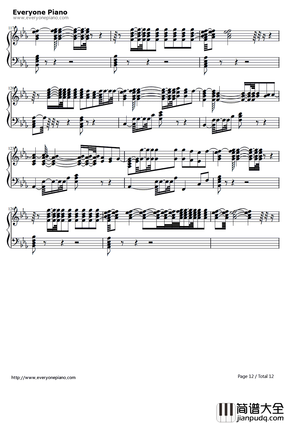 Mirrors钢琴谱_贾斯汀·汀布莱克JustinTimberlake_天王贾斯汀2013最新单曲