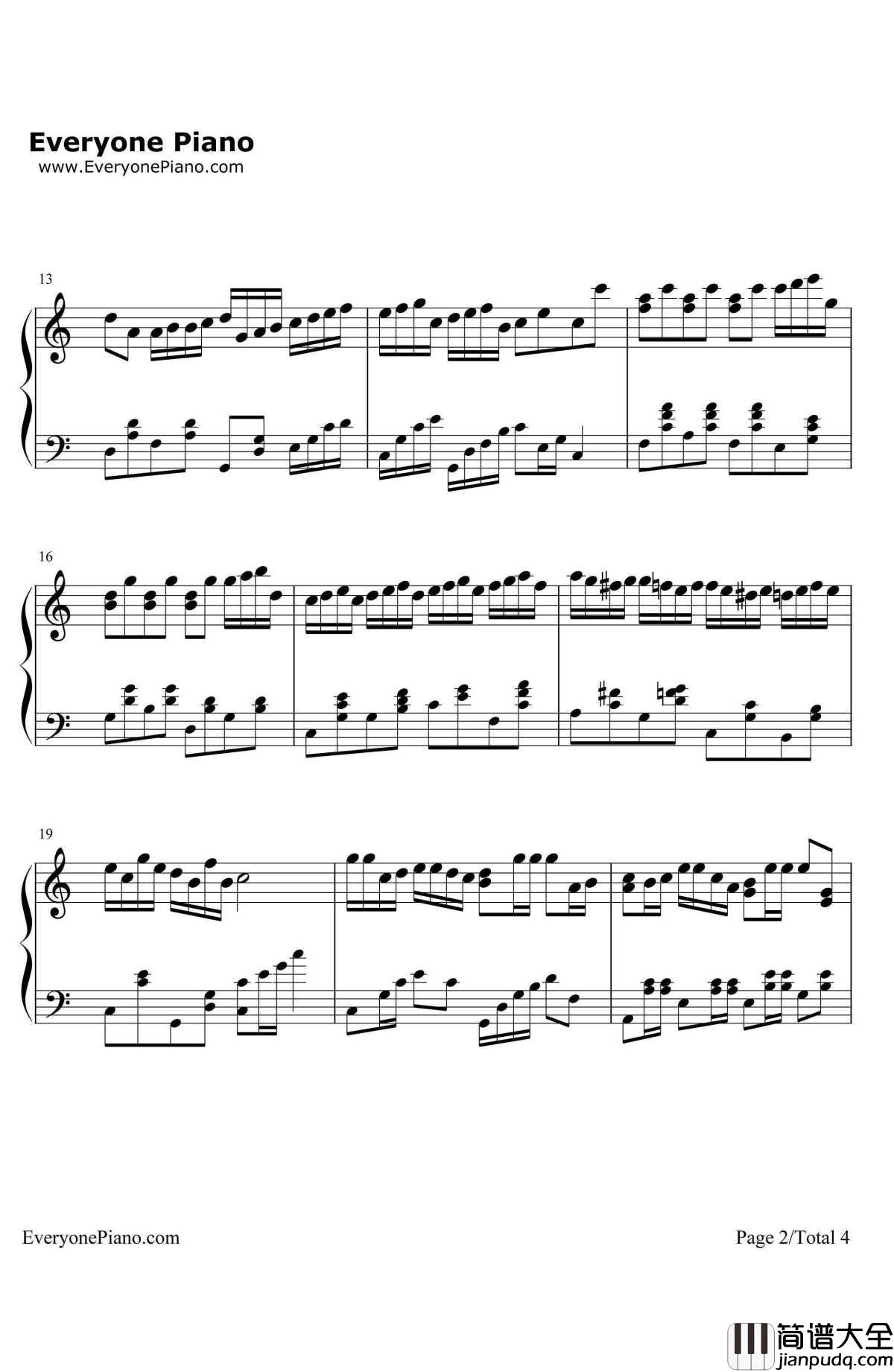 圣诞随想钢琴谱_轻松快乐的圣诞歌曲