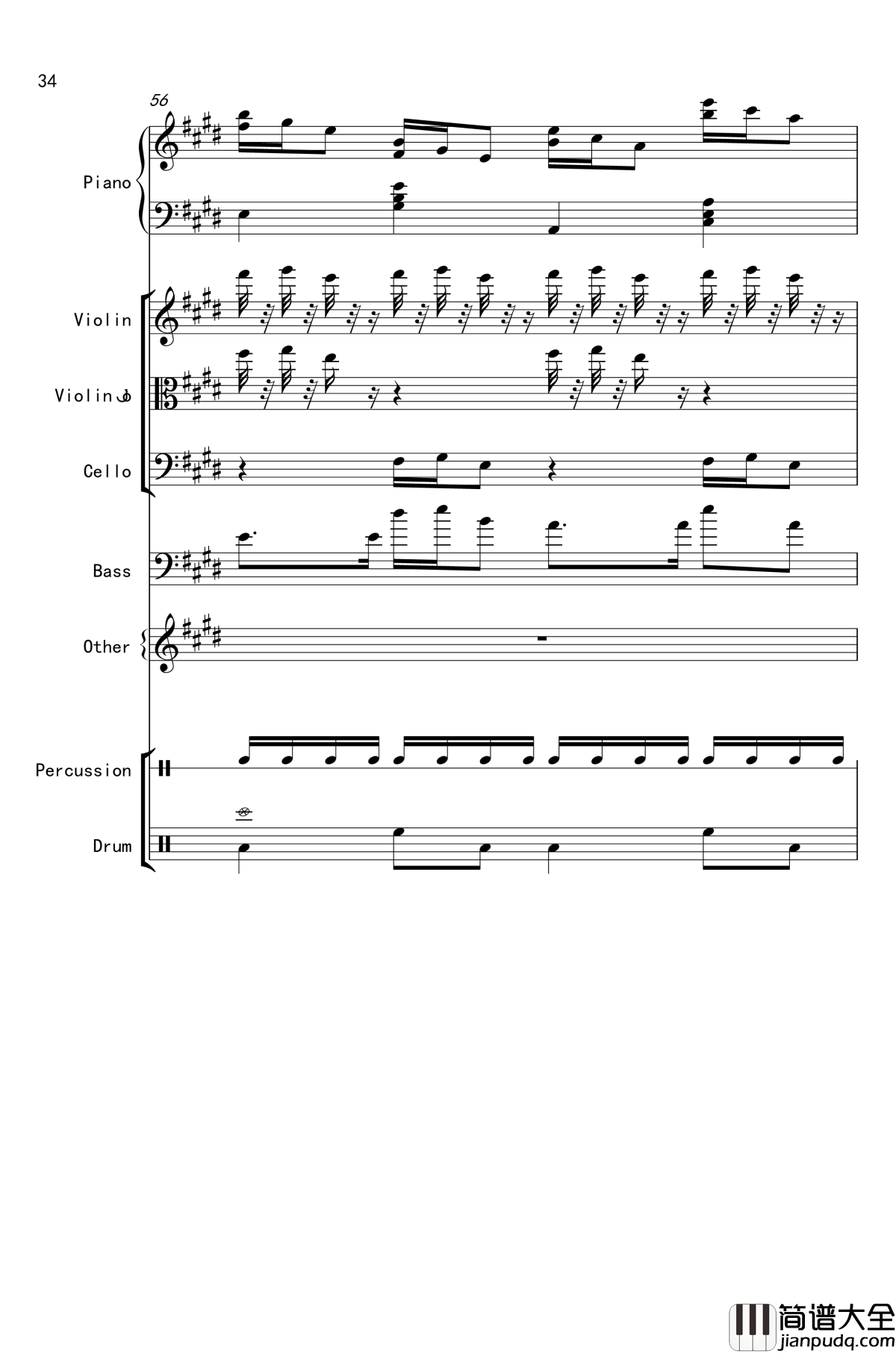 克罗地亚舞曲钢琴谱_马克西姆_Maksim·Mrvica