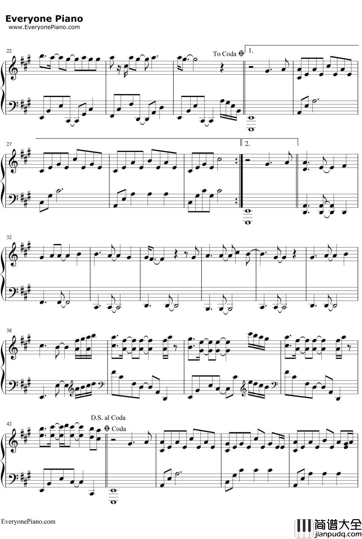 My_Immortal钢琴谱__Evanescence