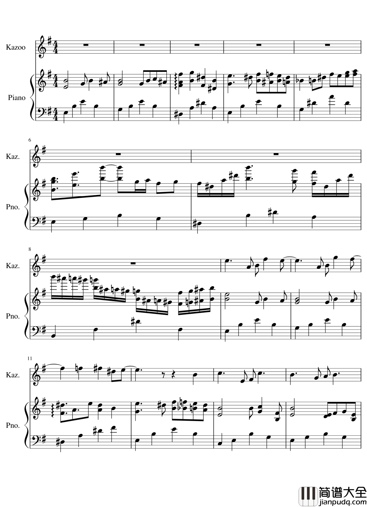Tragic_kindness钢琴谱_狂音§