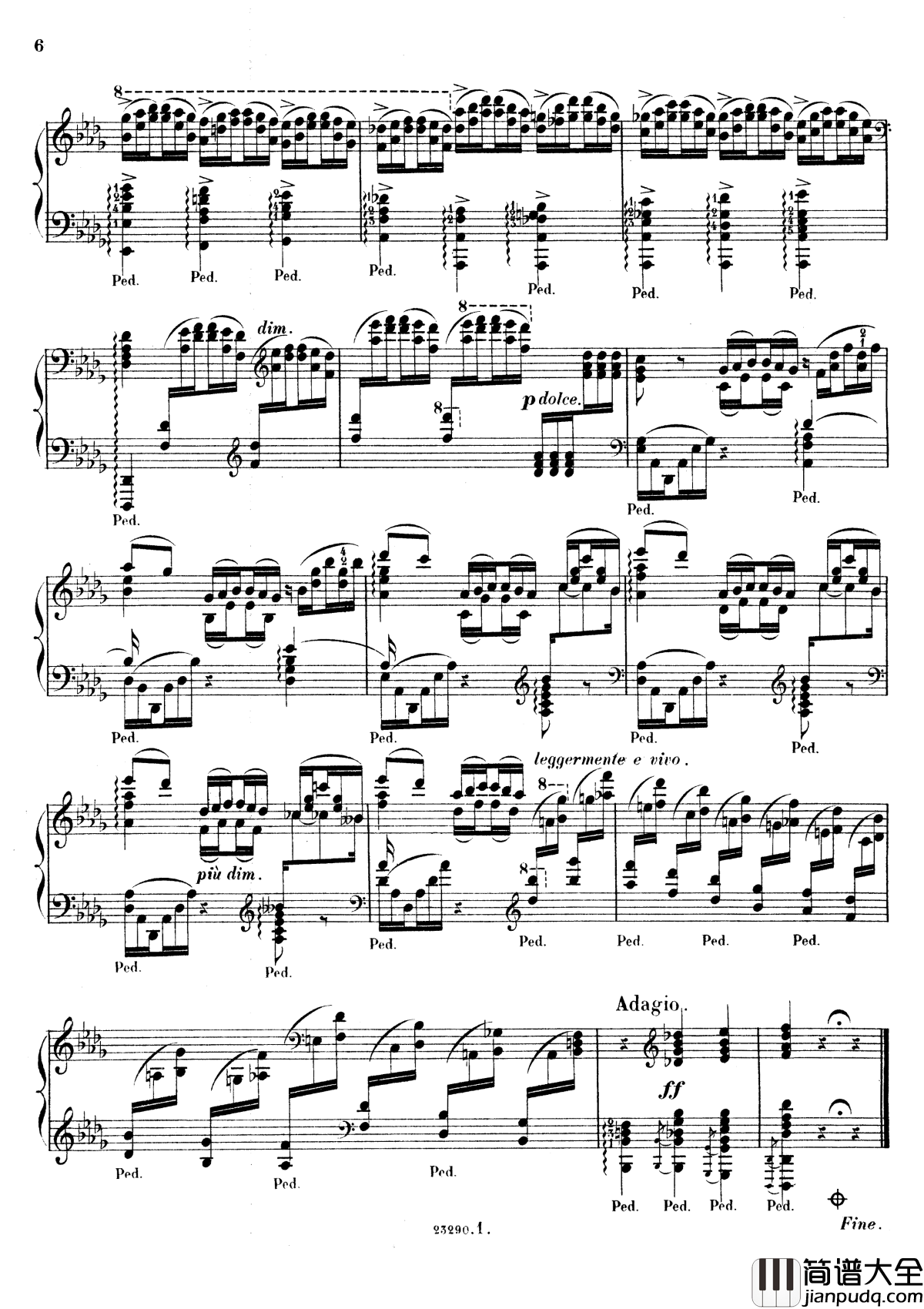 降D大调音乐会练习曲_Op.10No.1_斯甘巴蒂
