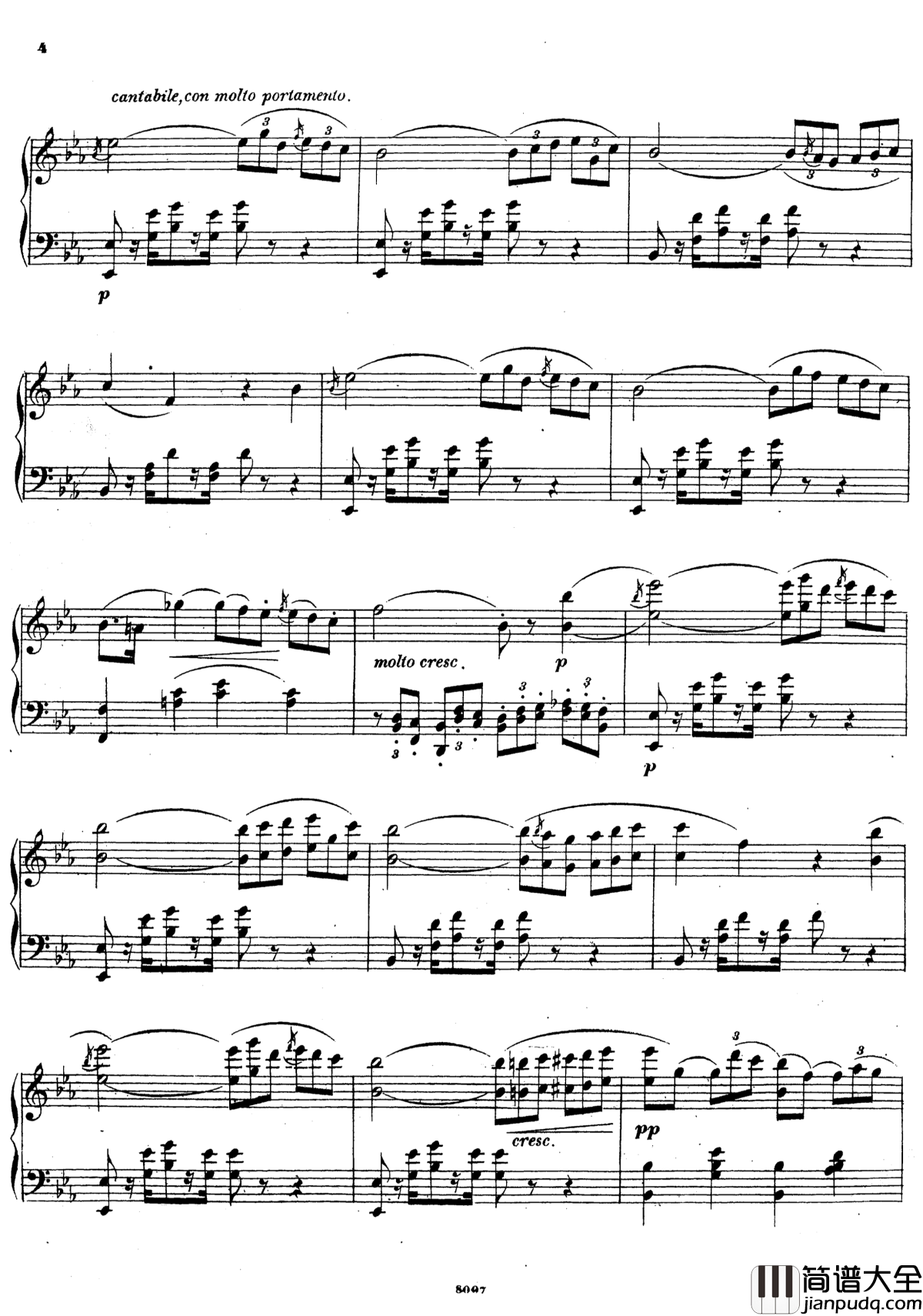 加冕进行曲钢琴谱_歌剧_先知_选曲_梅耶贝尔