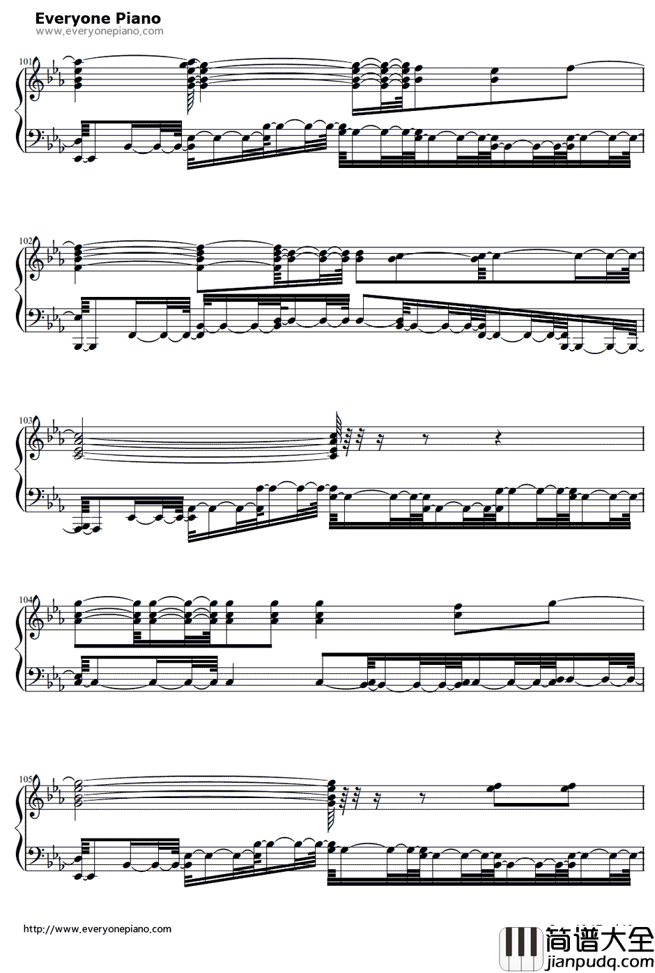 Mirrors钢琴谱_贾斯汀·汀布莱克JustinTimberlake_天王贾斯汀2013最新单曲