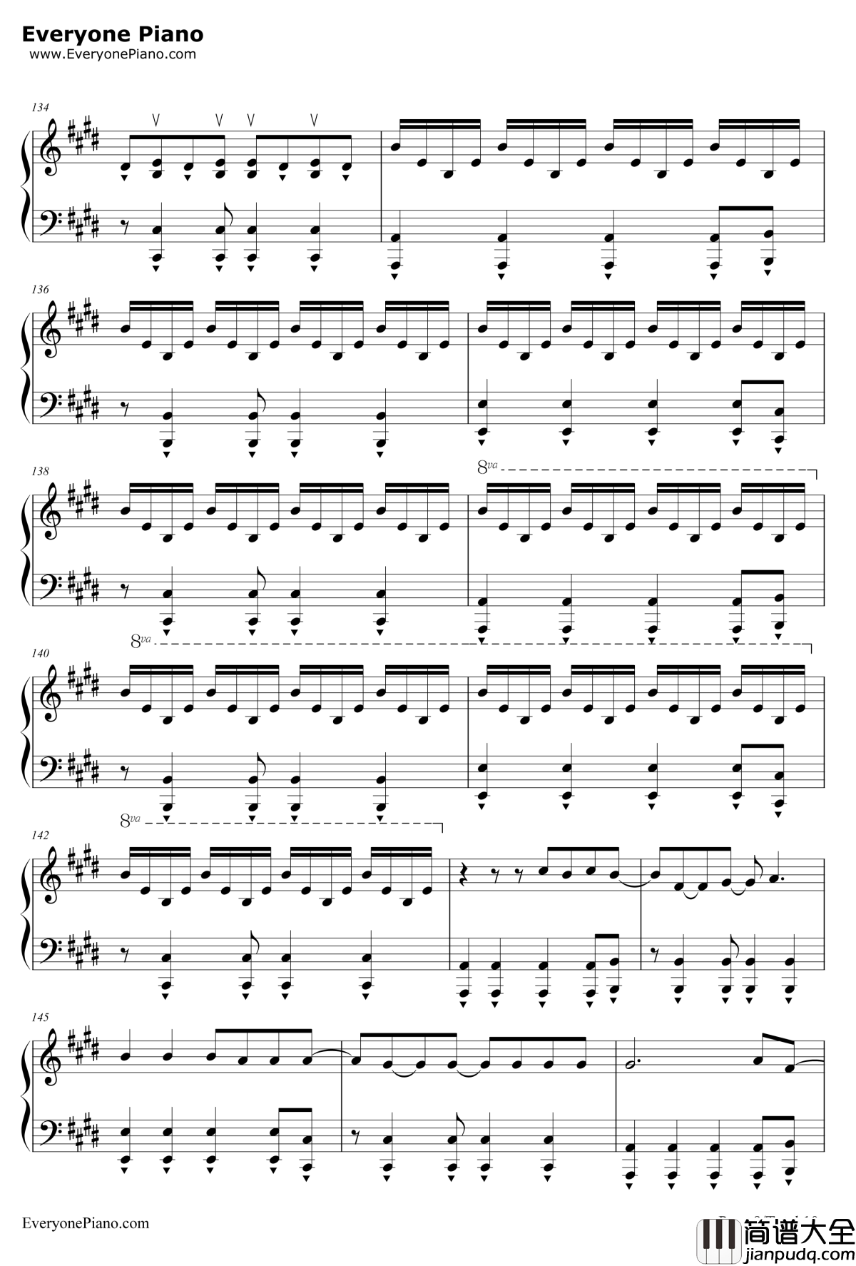 Love_Story_Meets_Viva_La_Vida钢琴谱_ThePianoGuys_