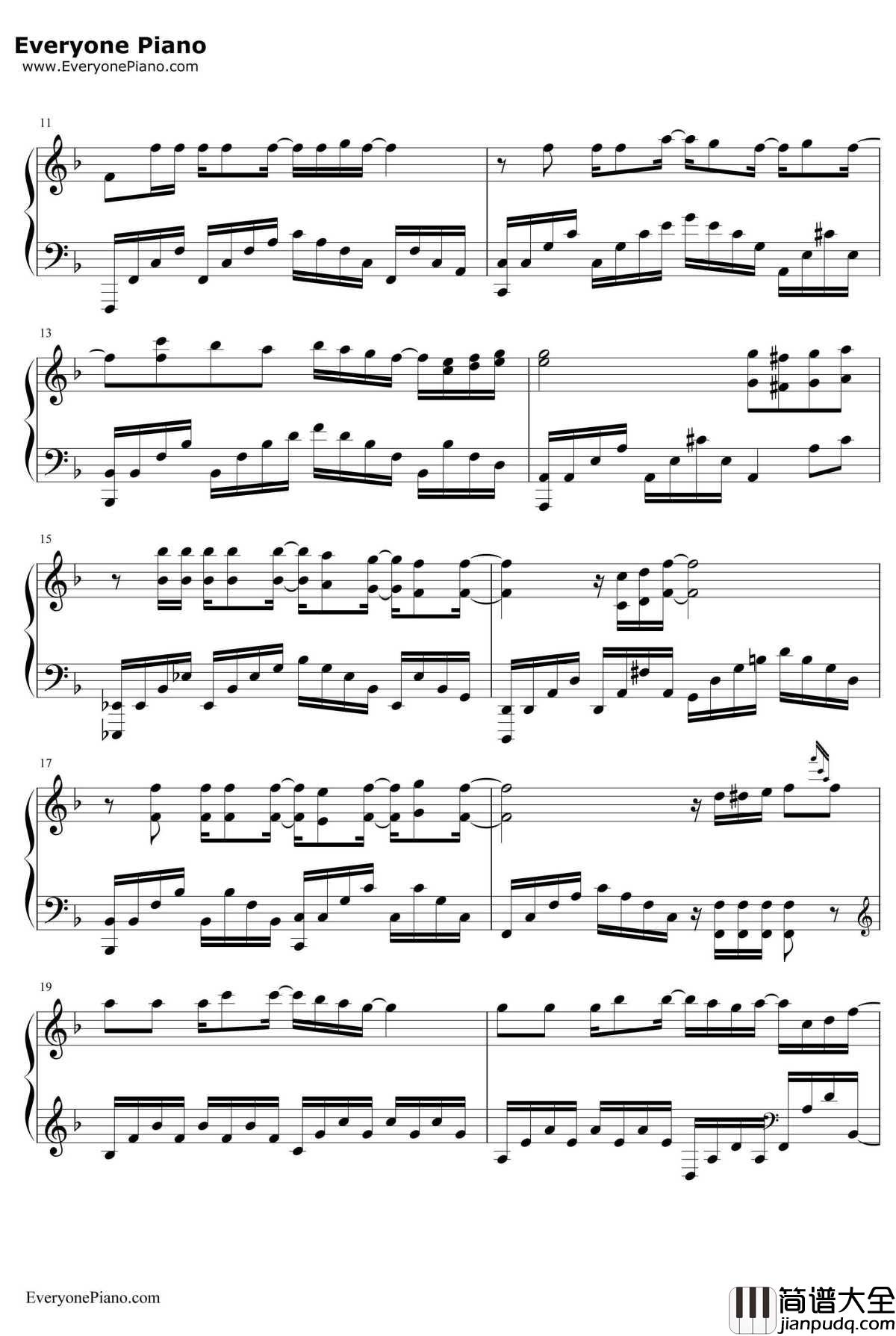 Step_by_Step_Up钢琴谱_Fourfolium_NEWGAMEOP