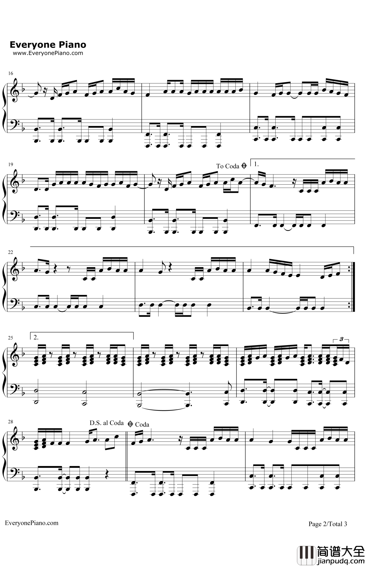 Flashlight钢琴谱_JessieJ_完美音调2原声
