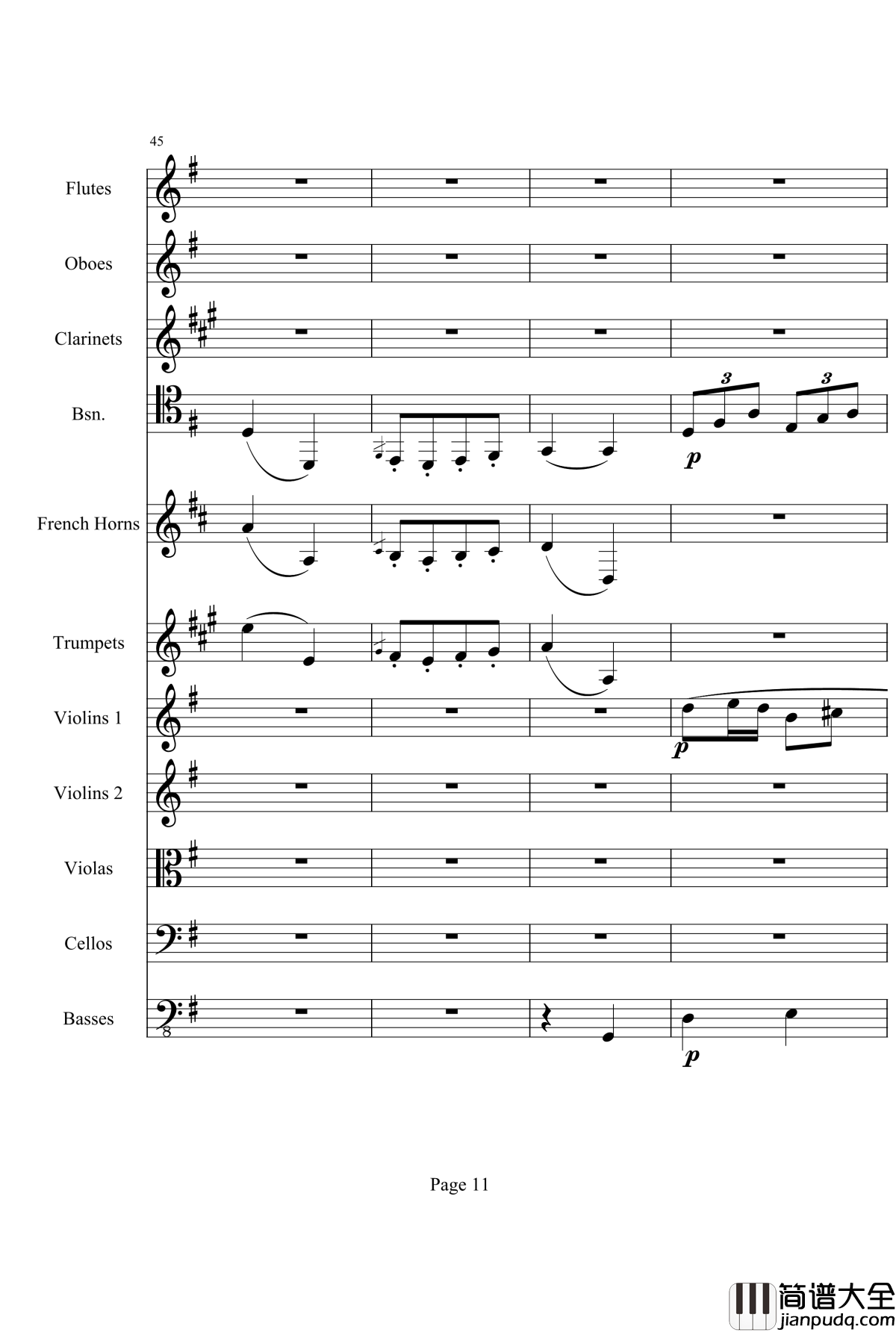 奏鸣曲之交响钢琴谱_第25首_Ⅲ_贝多芬_beethoven