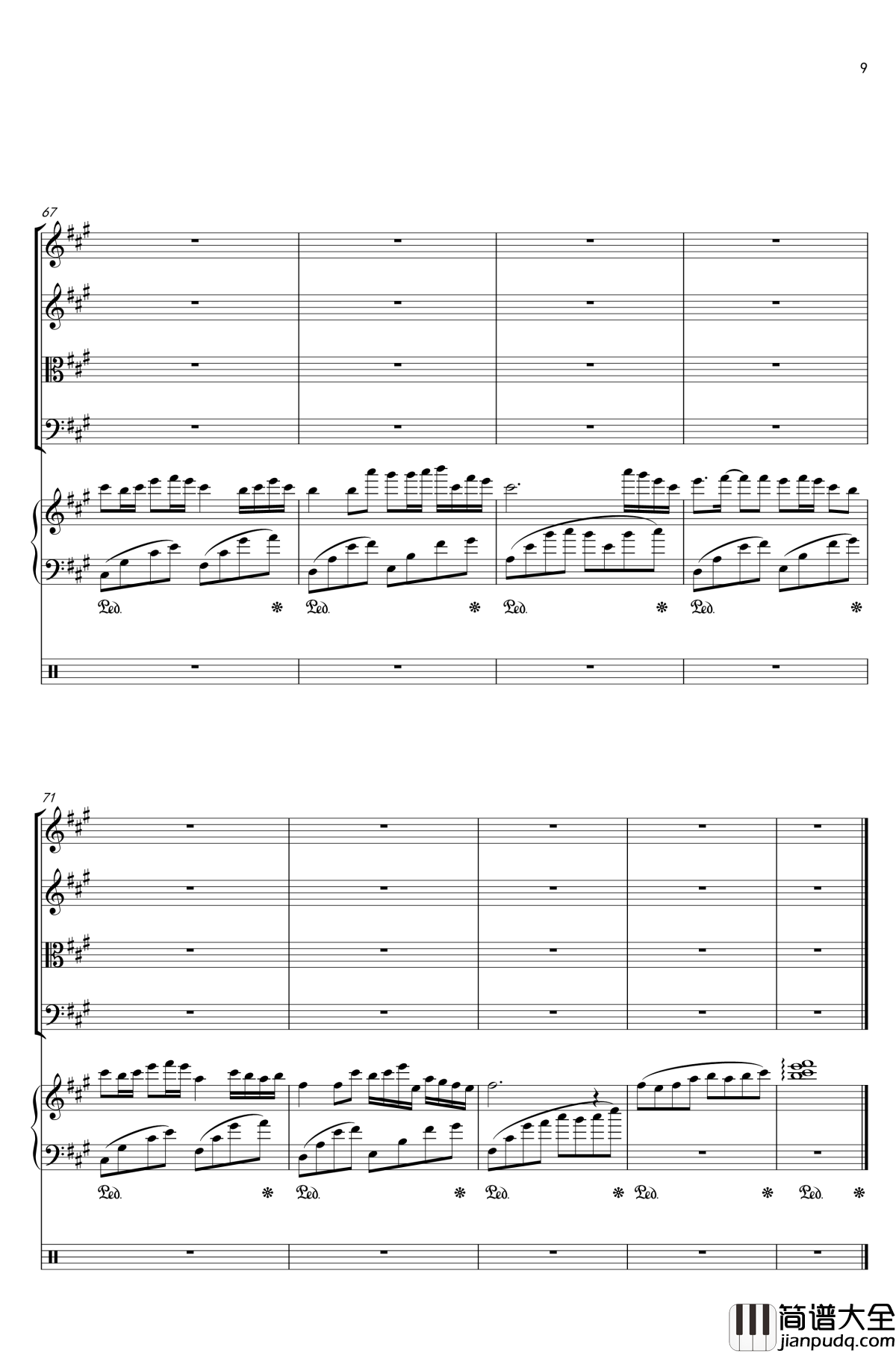 October钢琴谱_1037854971