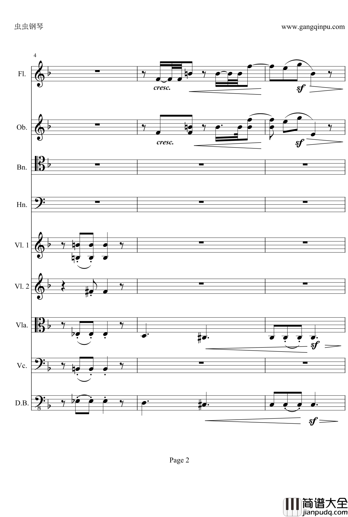 奏鸣曲之交响钢琴谱_第21_Ⅱ_贝多芬_beethoven