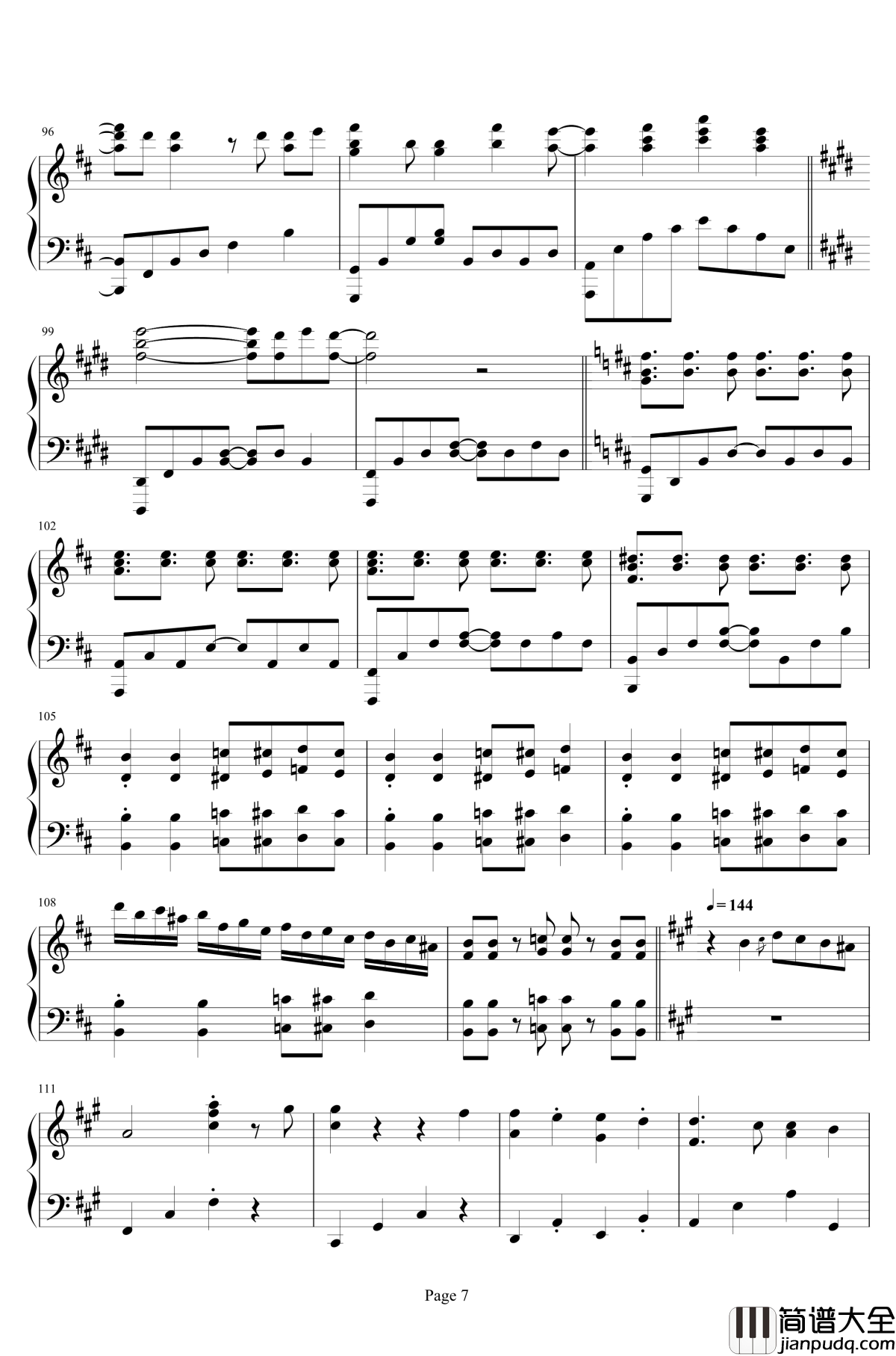 凹凸世界三部曲钢琴谱_Kyle_Xian