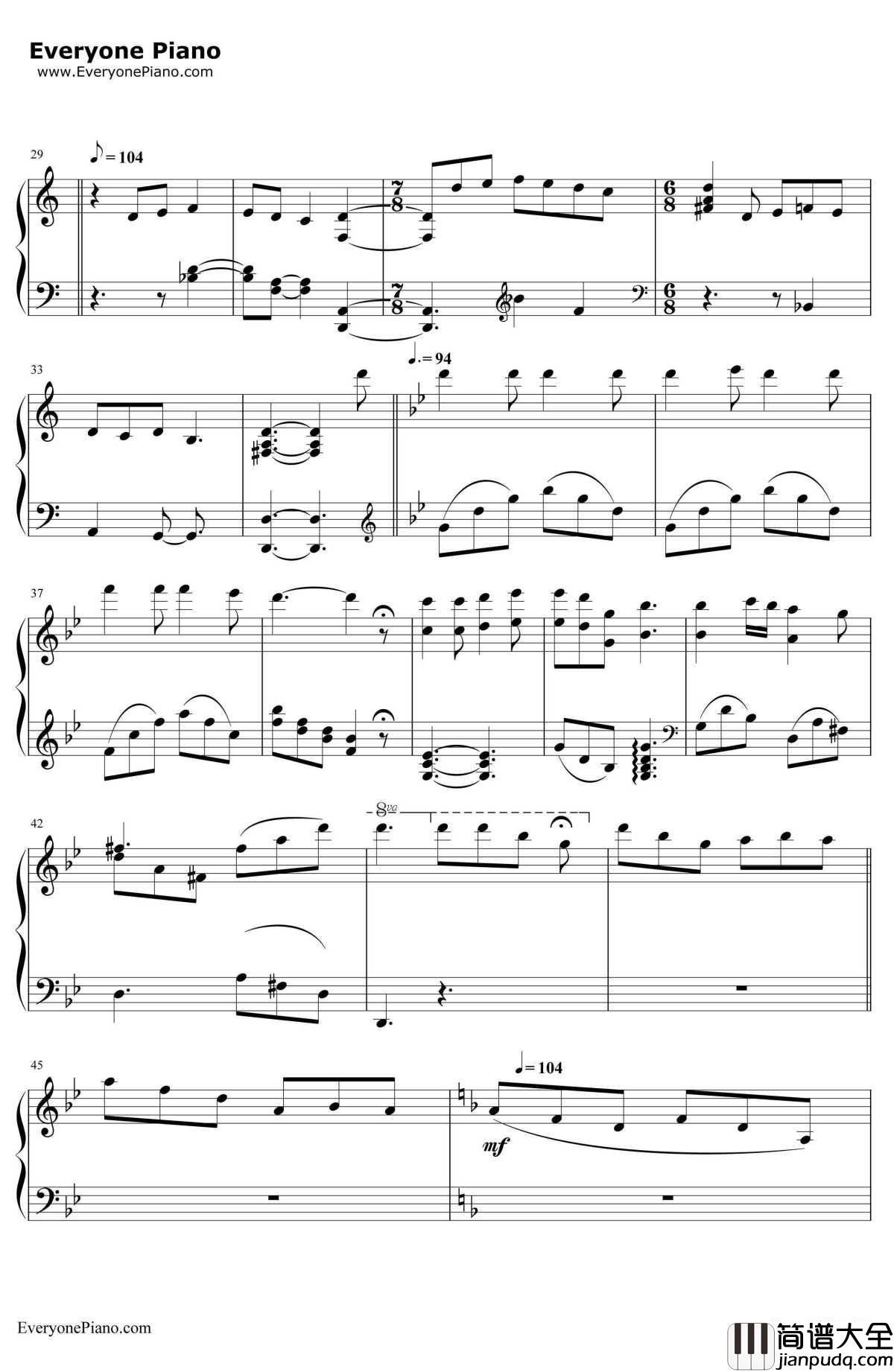 Victor'sPianoSolo钢琴谱_DannyElfman__僵尸新娘_OST