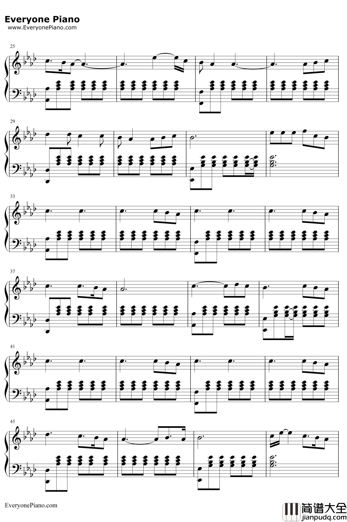 Perfect_钢琴谱_Ed_Sheeran