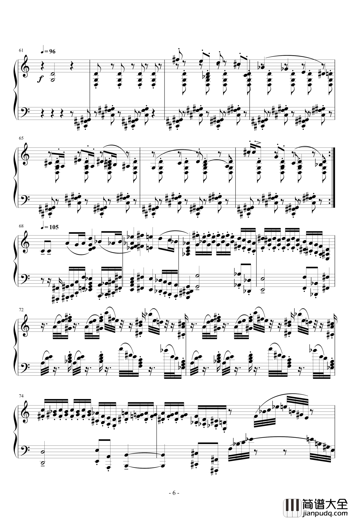 小温狂想曲2.18钢琴谱_献给comicker_一个球