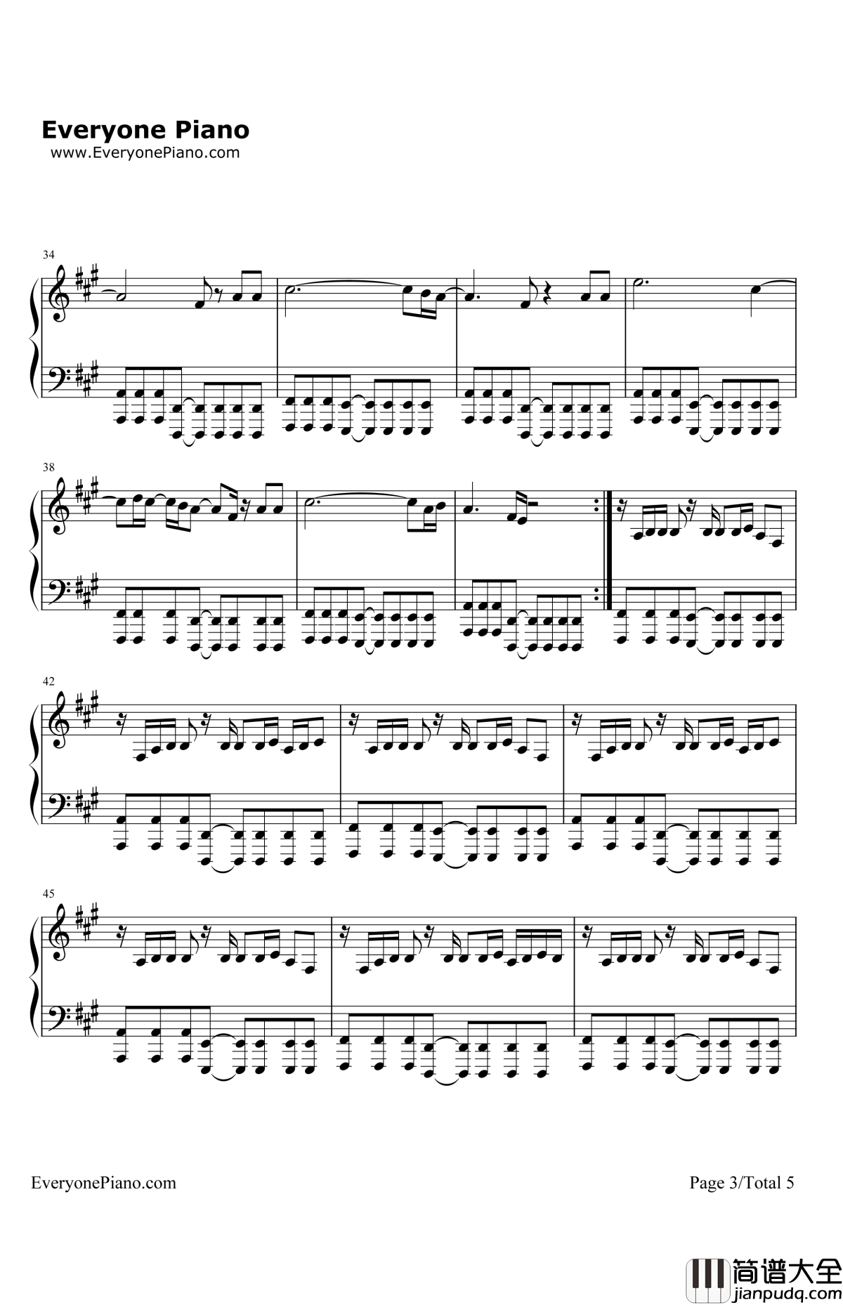 Alive钢琴谱_Sia