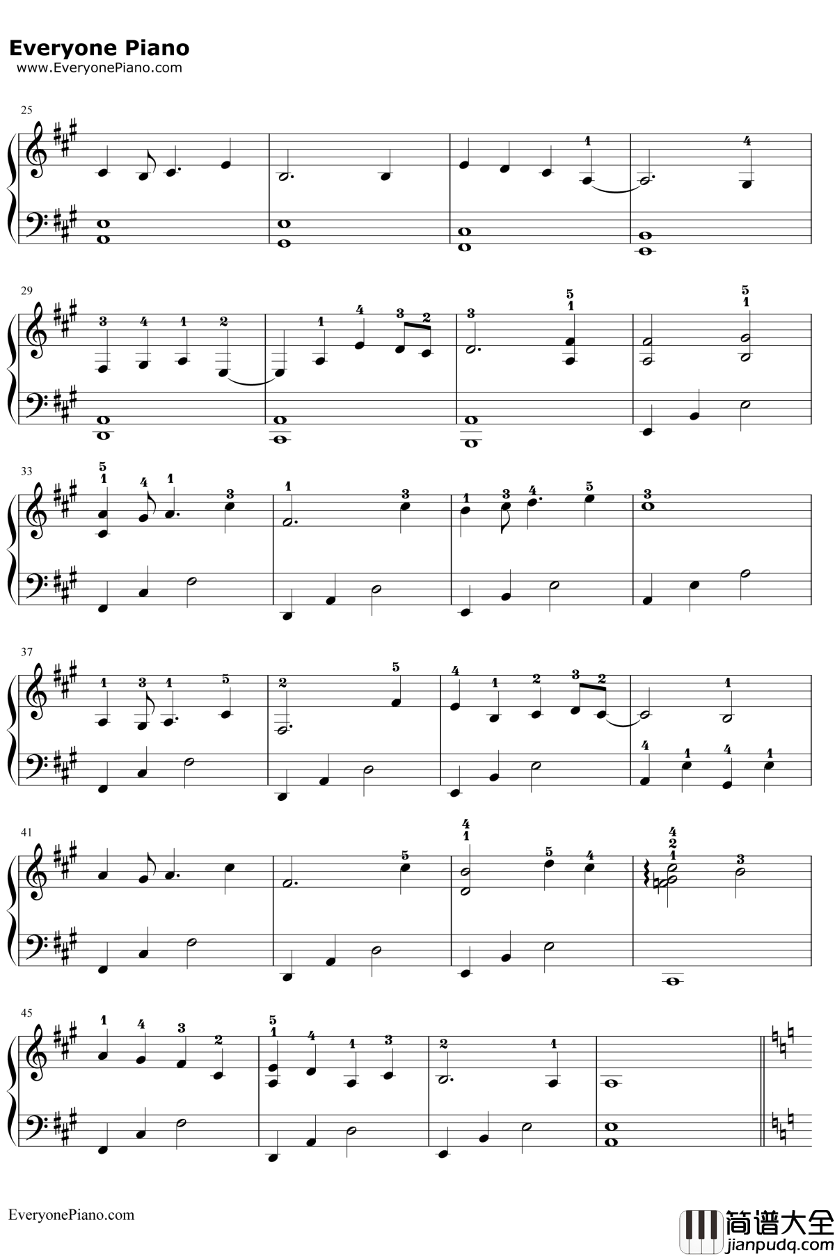Cry_For_The_Moon钢琴谱_Epica