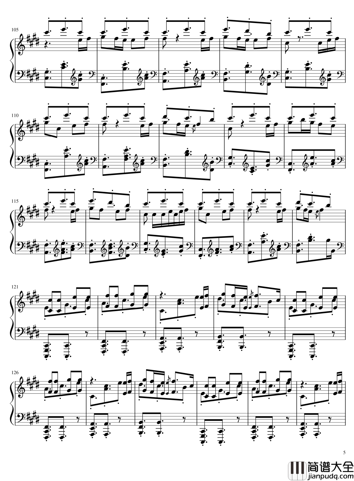 Shape_of_You钢琴谱_艾德希兰