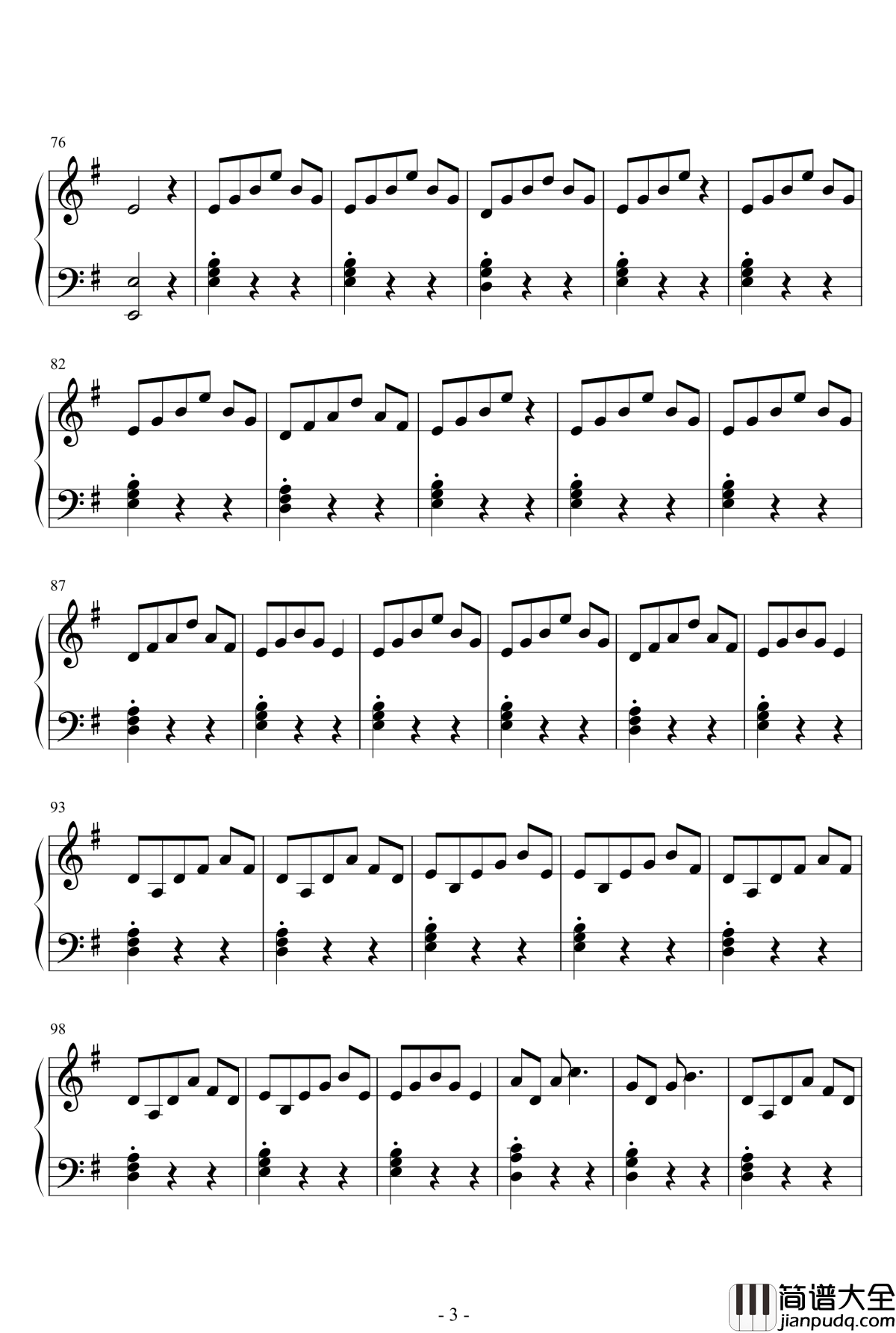 A_Woodland_Night钢琴谱_Piano_班得瑞_Bandari