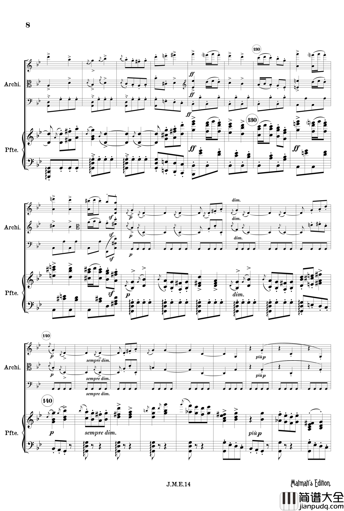 g小调第一钢琴四重奏_Op.25__第四乐章_吉普赛回旋曲钢琴谱_勃拉姆斯