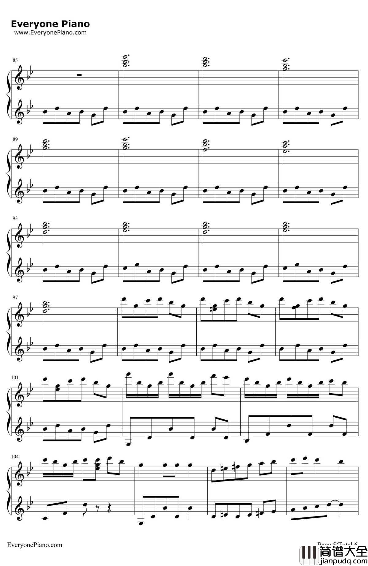 Carol_Of_The_Bells（钟声颂歌）钢琴谱_MykolaLeontovych