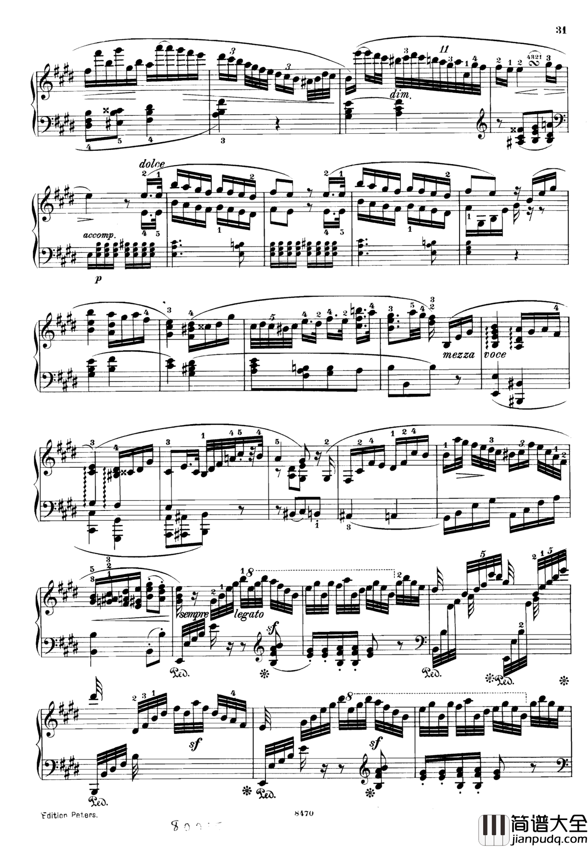 升c小调第三钢琴协奏曲Op.55钢琴谱_克里斯蒂安_里斯