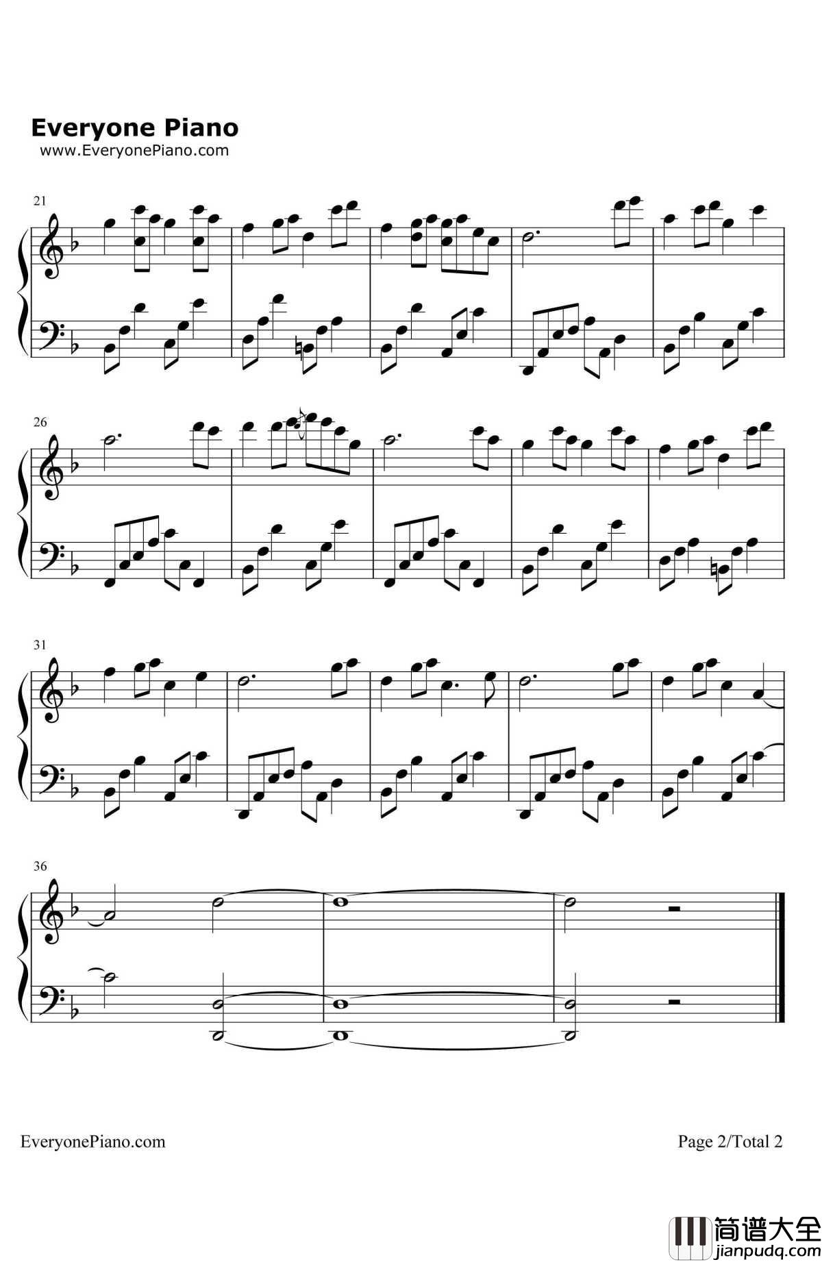 遗忘钢琴谱_石进_夜的钢琴曲