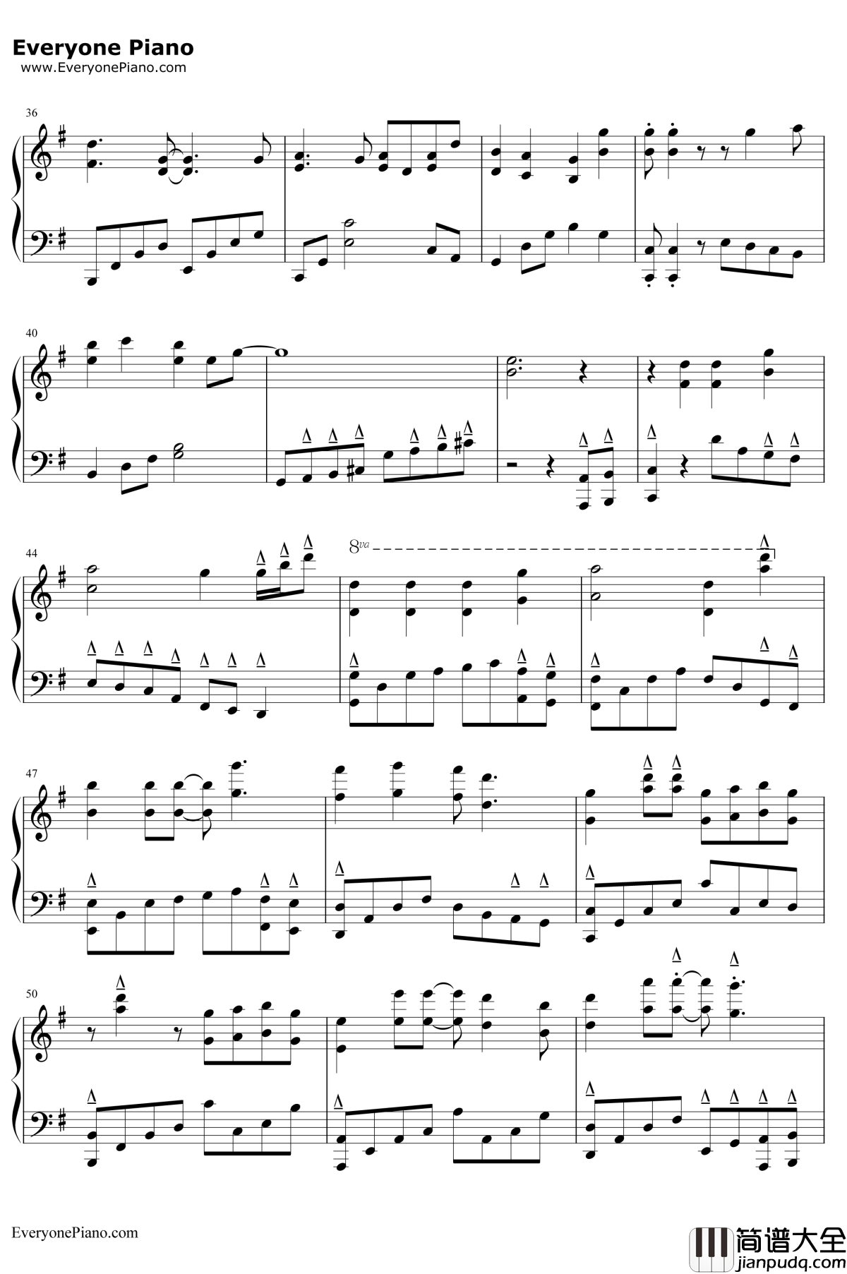 化蝶钢琴谱__何韵诗