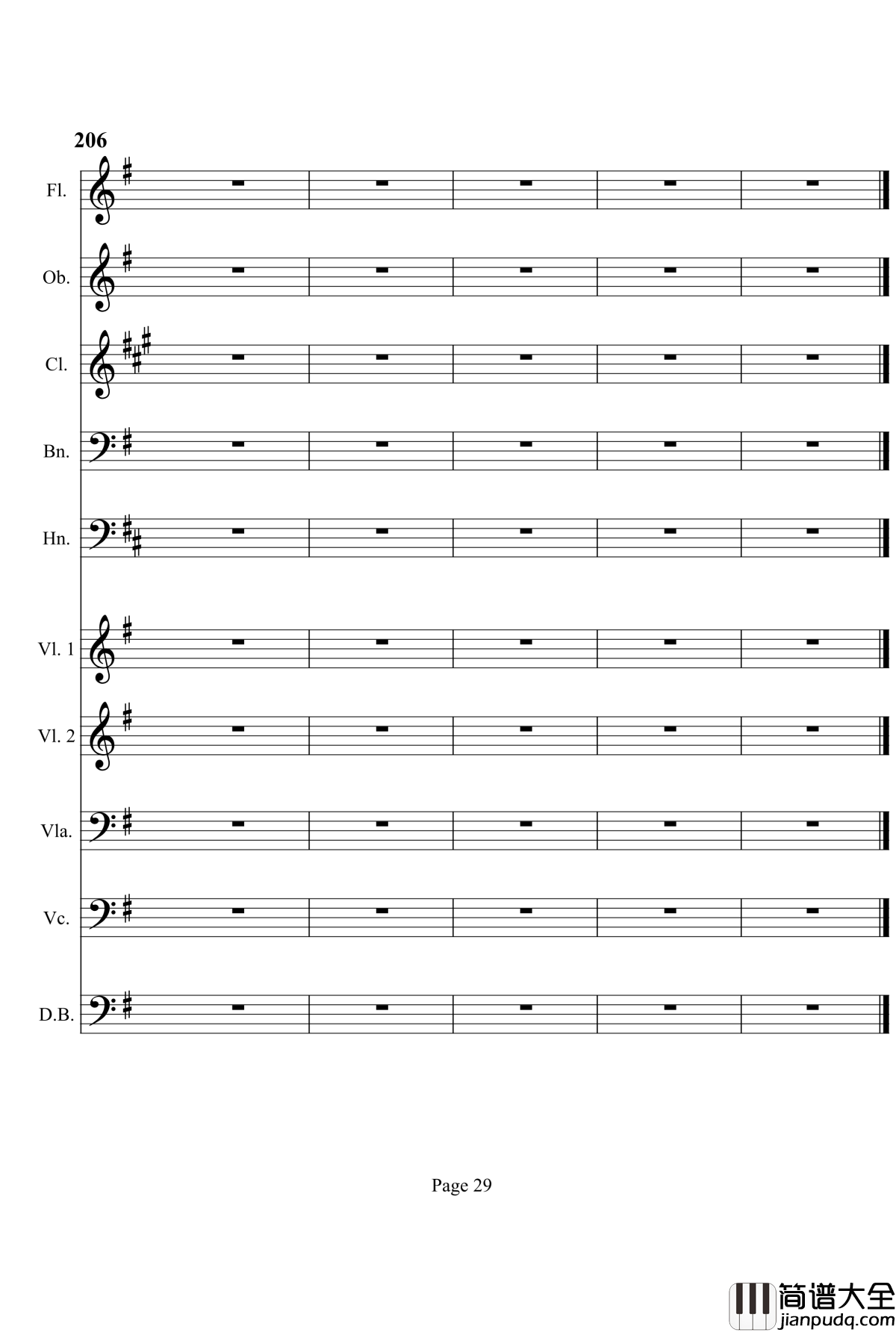 奏鸣曲之交响钢琴谱_第7首_Ⅲ_贝多芬_beethoven