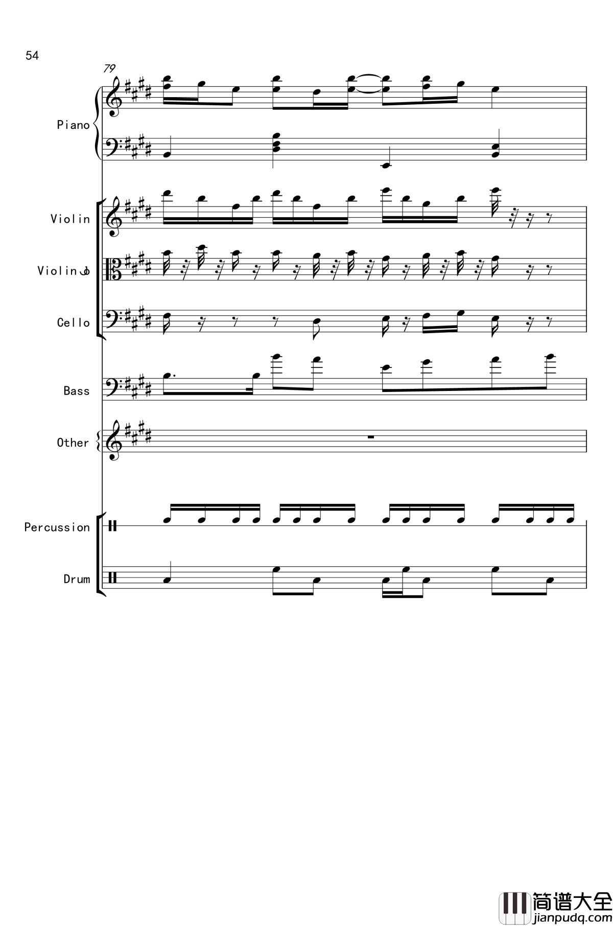 克罗地亚舞曲钢琴谱_马克西姆_Maksim·Mrvica