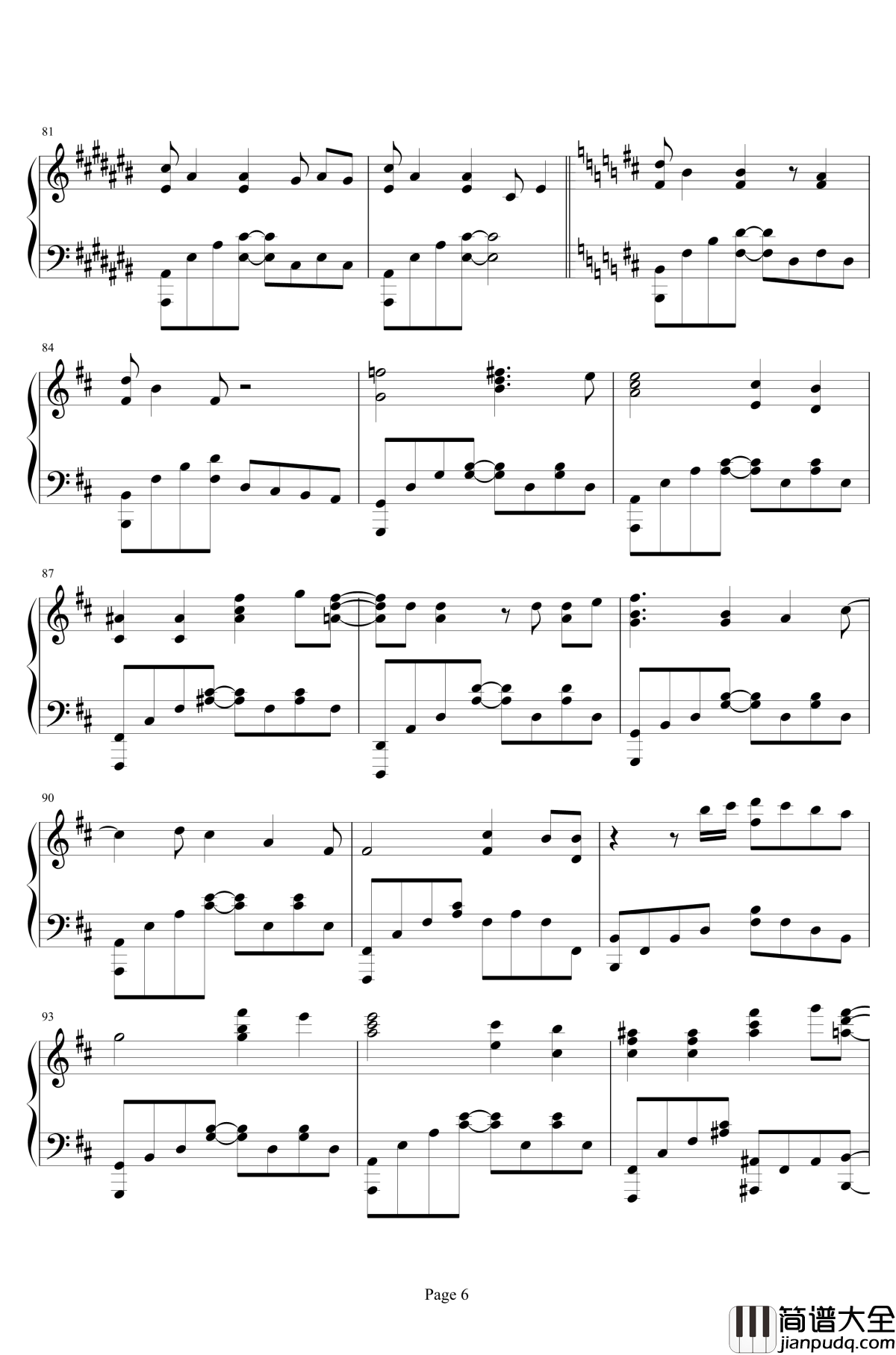 凹凸世界三部曲钢琴谱_Kyle_Xian