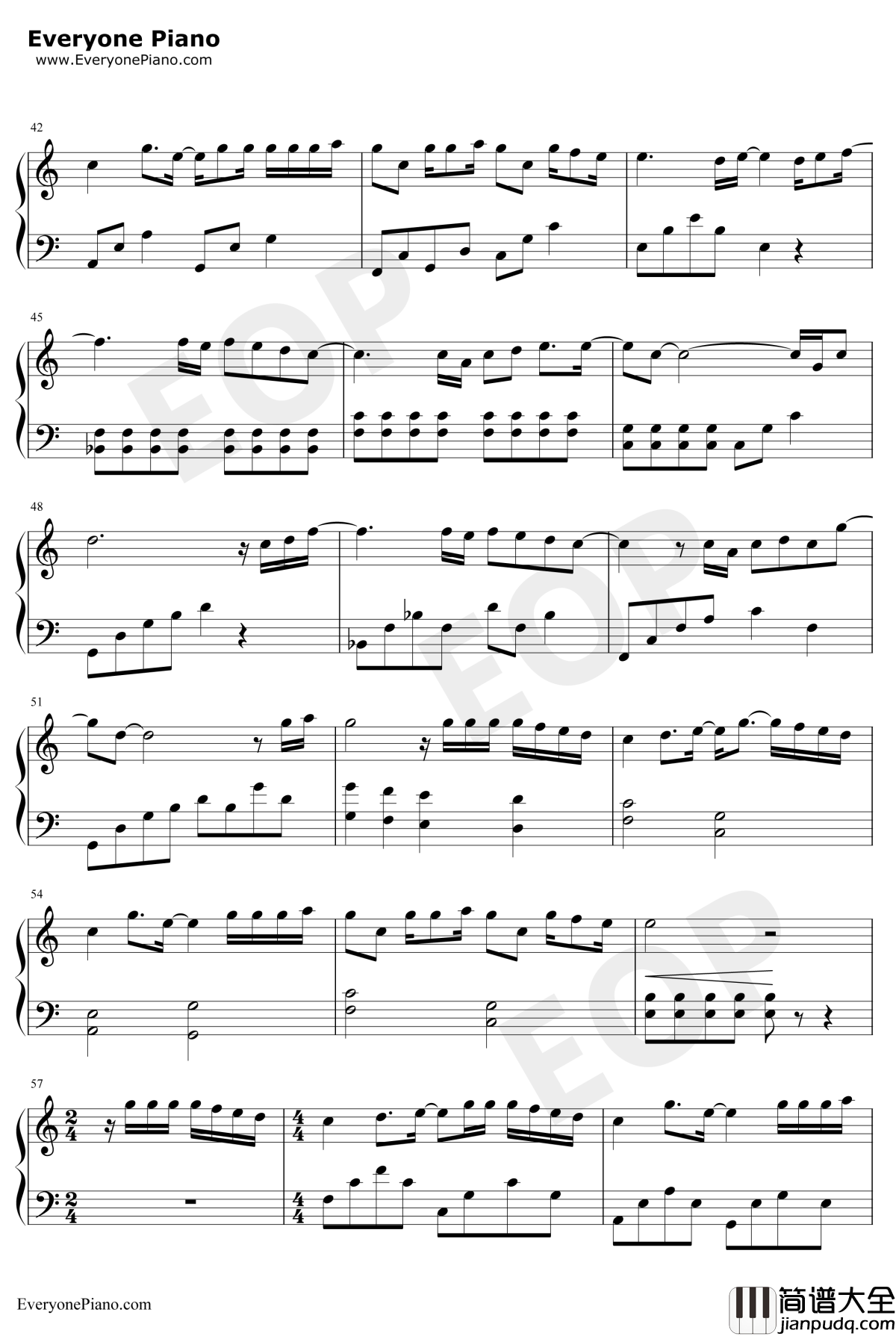 蜂鸟钢琴谱_吴青峰_我在北京等你主题曲