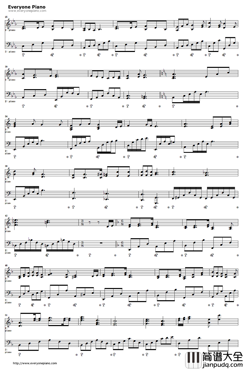 伤迹钢琴谱_Kalafina_空之境界：第三章痛觉残留ED