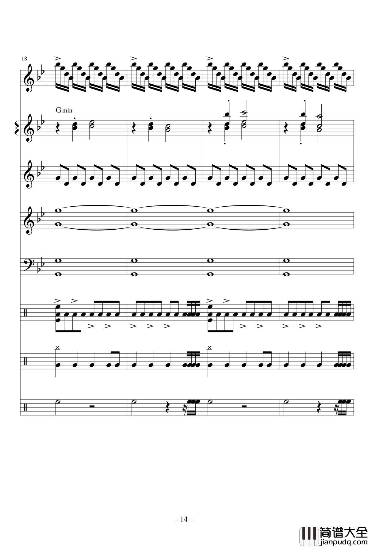 王者荣耀主题曲钢琴谱_王者荣耀