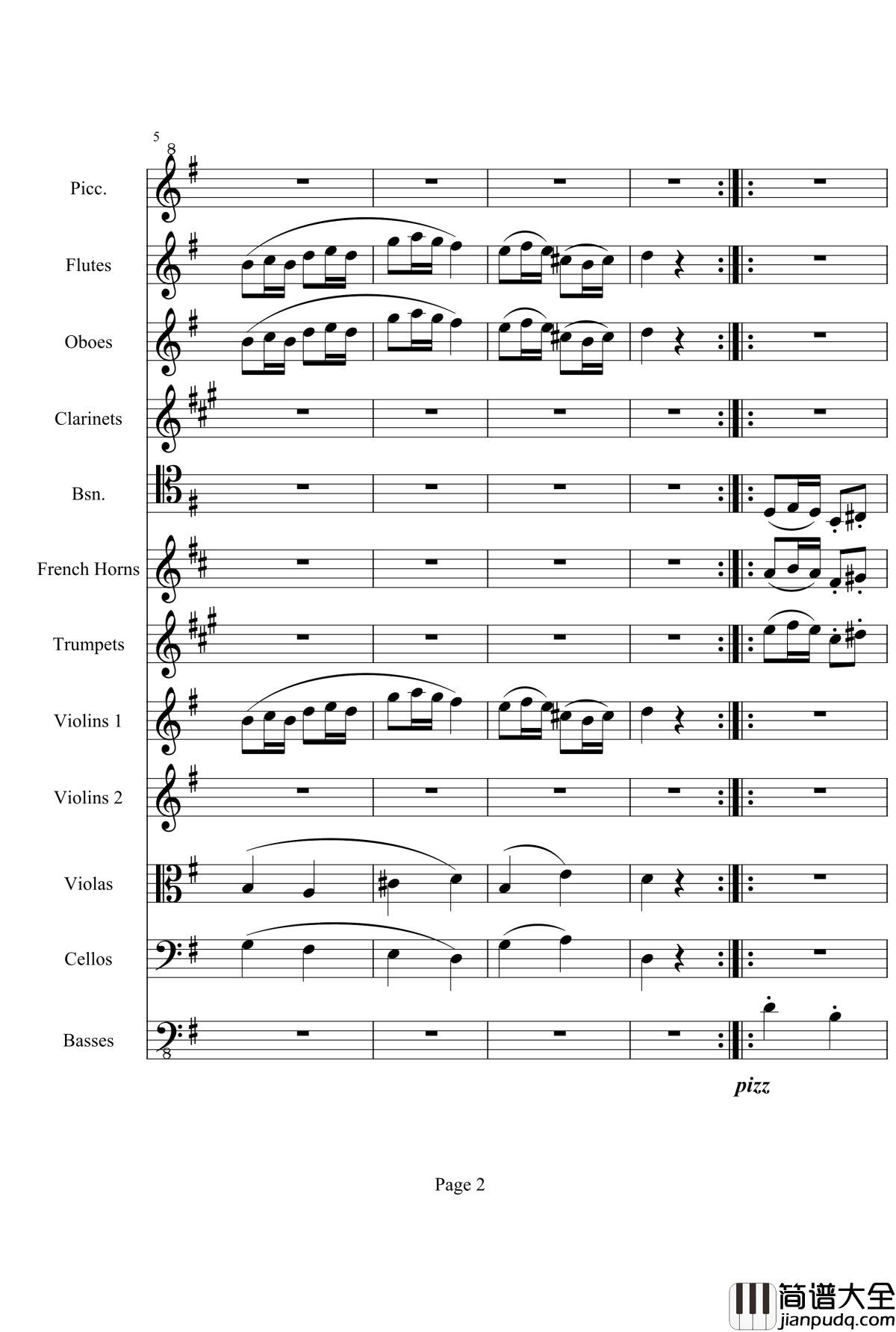 奏鸣曲之交响钢琴谱_第25首_Ⅲ_贝多芬_beethoven