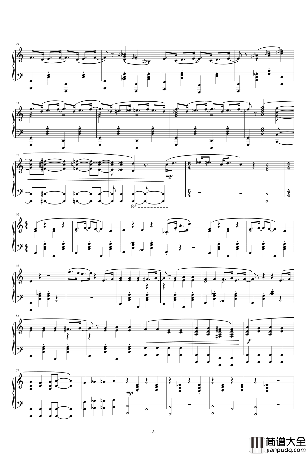 OST_いってきます钢琴谱_小林家的妹抖龙