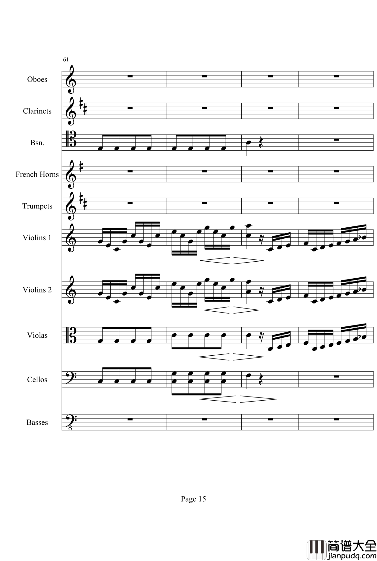 奏鸣曲之交响钢琴谱_第25首_Ⅲ_贝多芬_beethoven