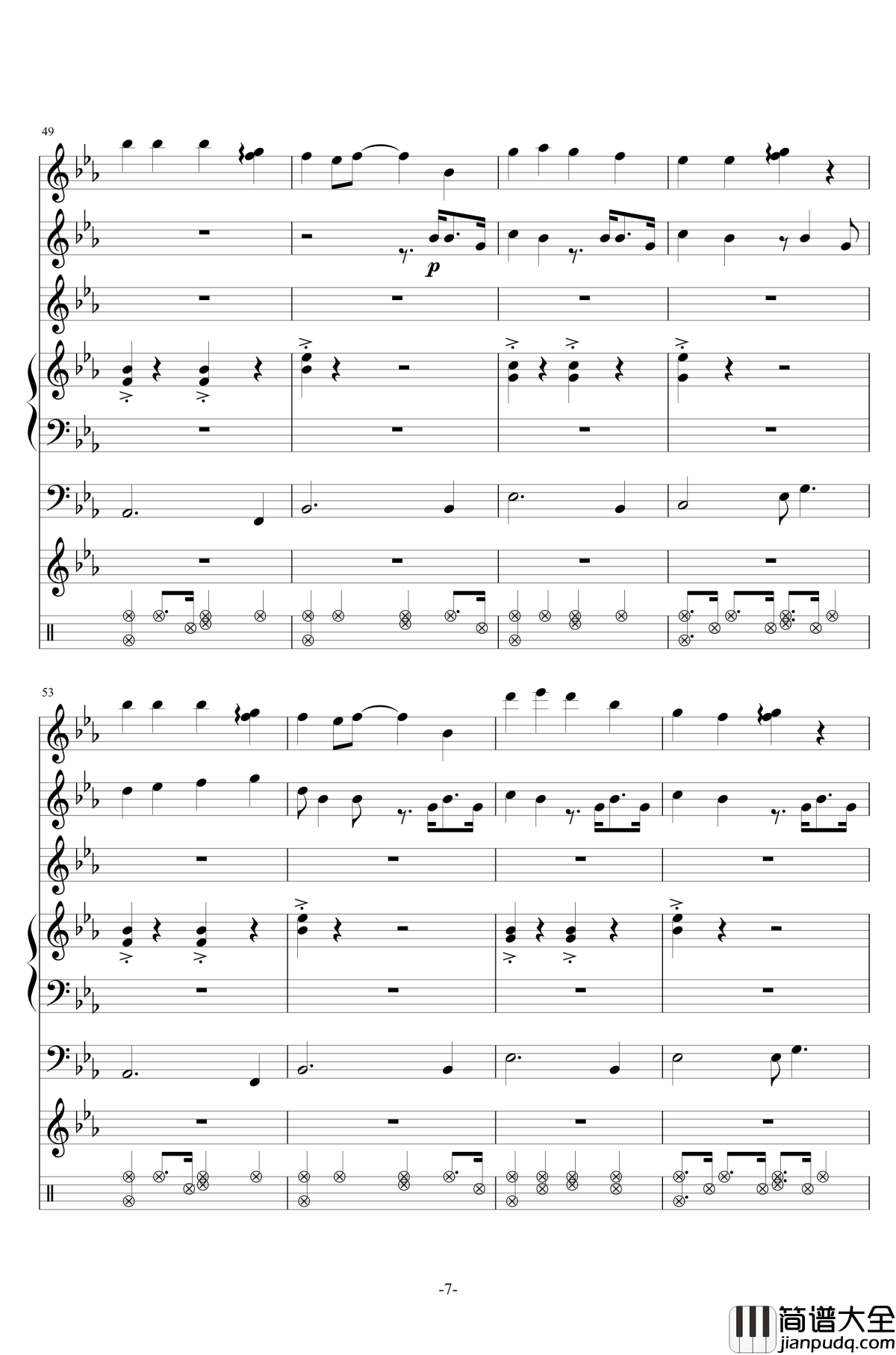 爸爸，你好钢琴谱__我的继父是偶像_片头曲_金莎