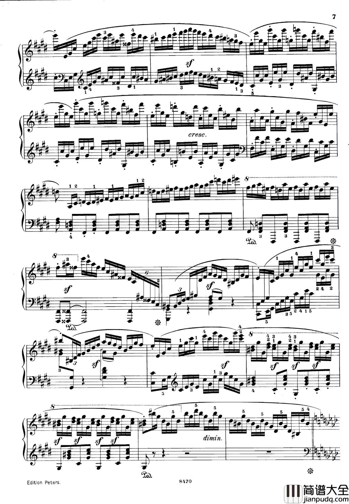 升c小调第三钢琴协奏曲Op.55钢琴谱_克里斯蒂安_里斯