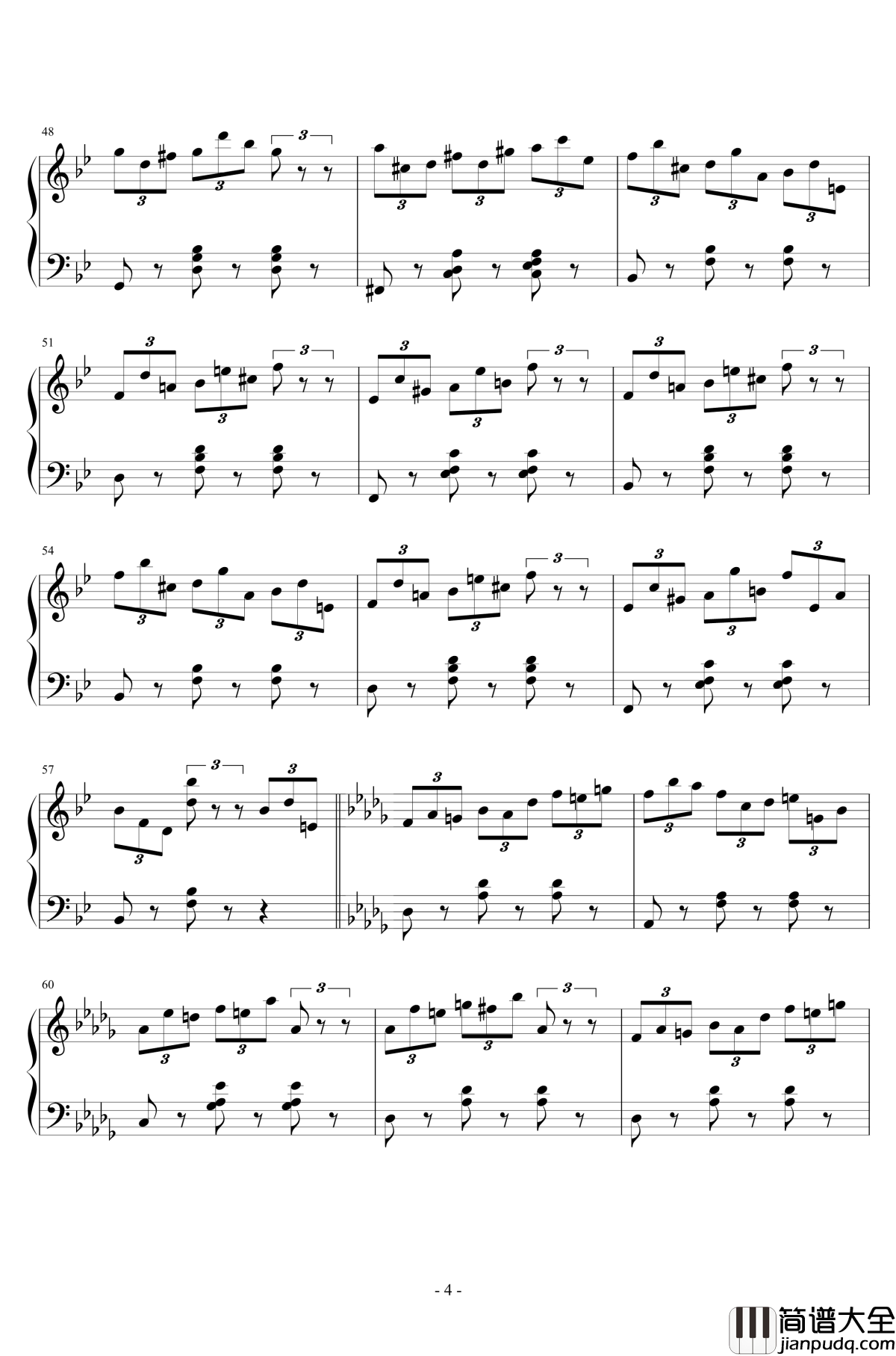 练习曲No.1_Op.6_降D大调练习曲钢琴谱_江畔新绿