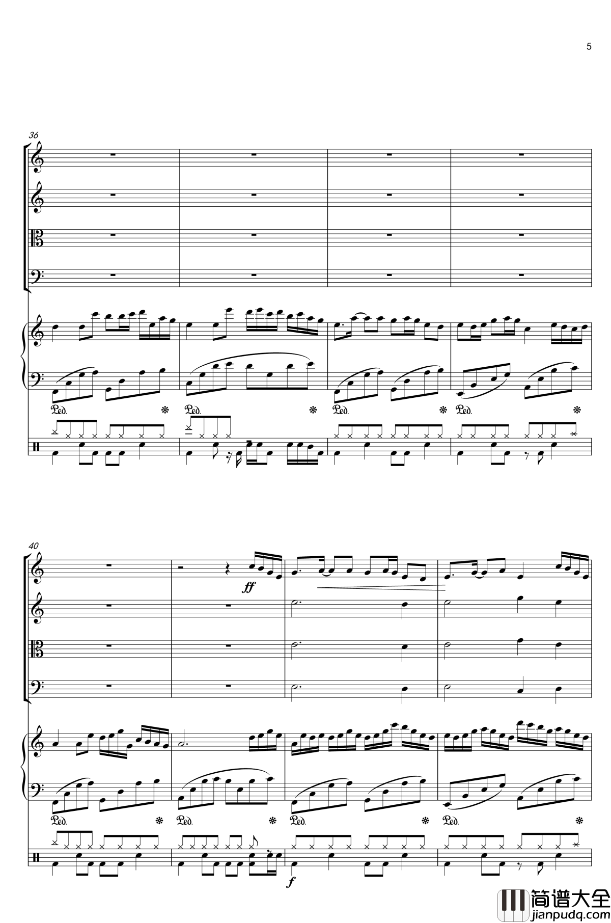 October钢琴谱_1037854971