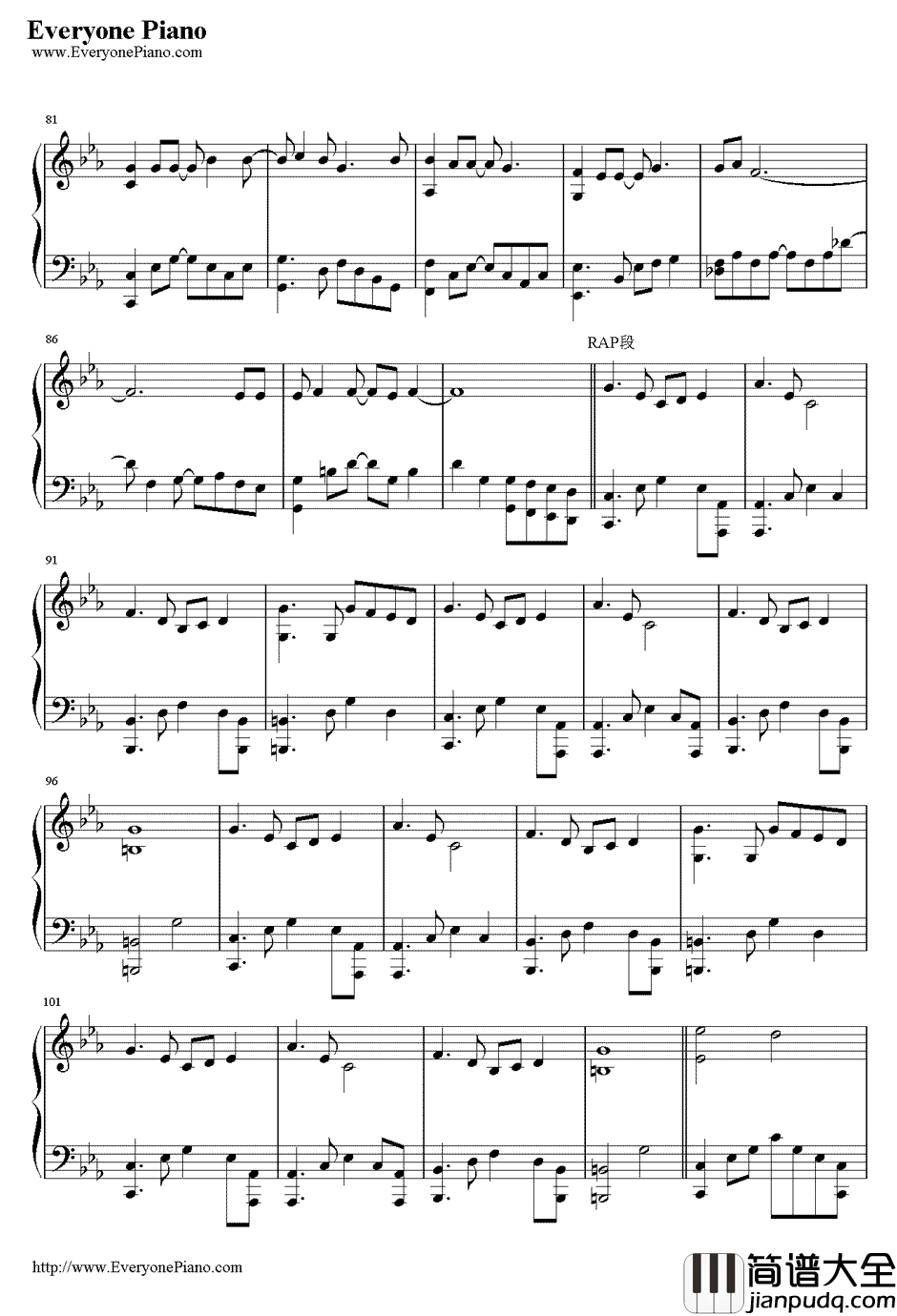 Can_You_Feel_My_World钢琴谱_王力宏