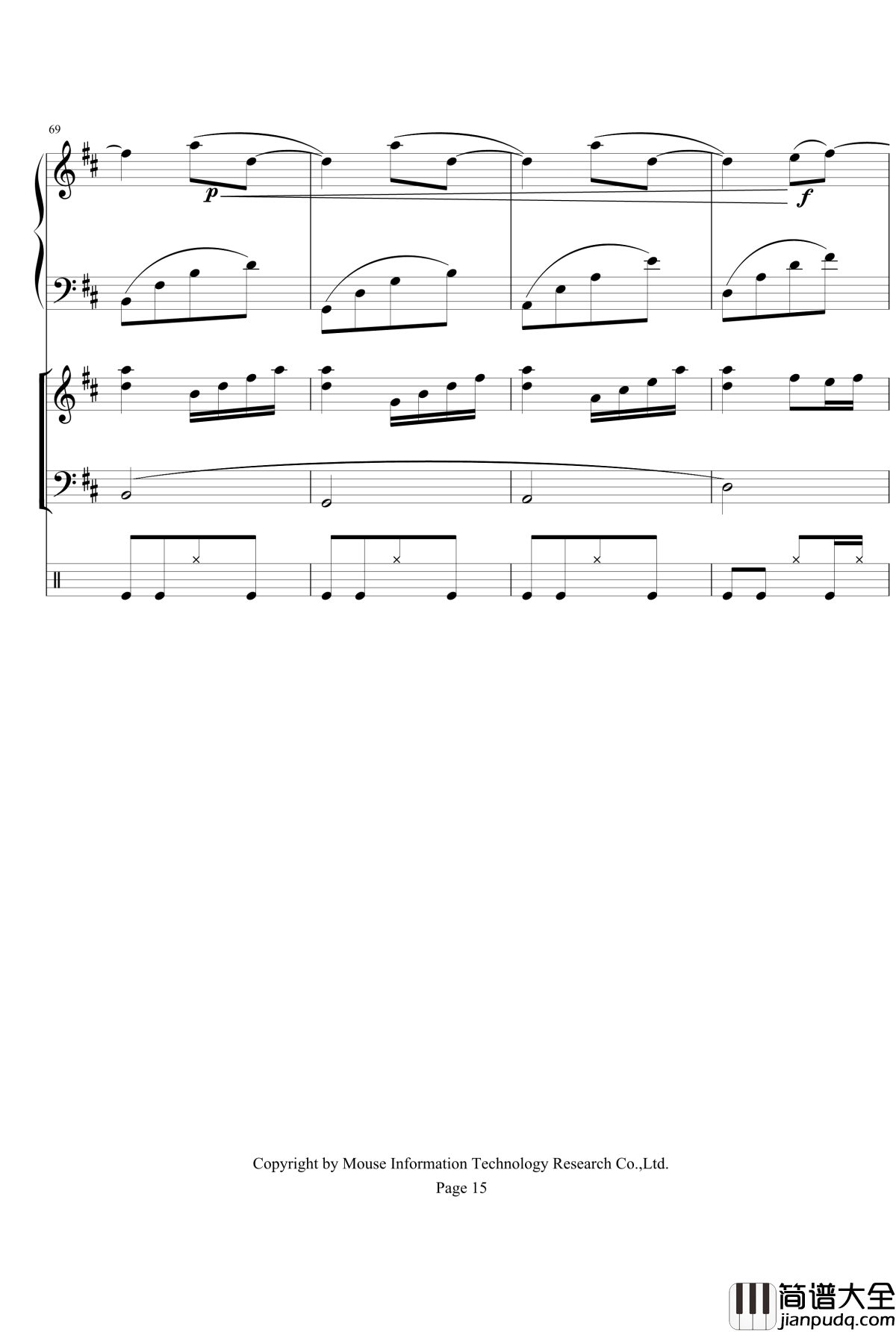 O钢琴谱_MITR