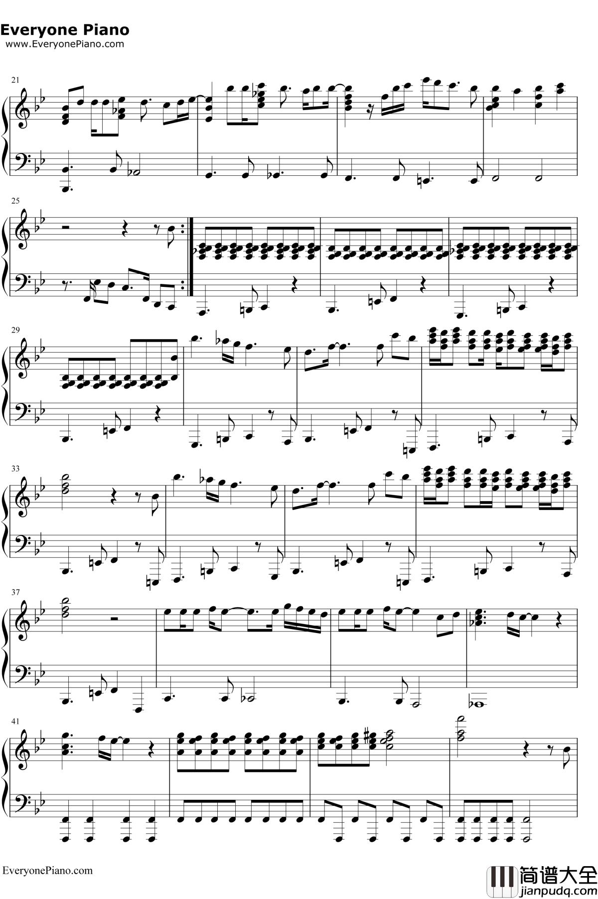 来吧甜蜜的死亡钢琴谱_Arianne_新世纪福音战士剧场版插曲