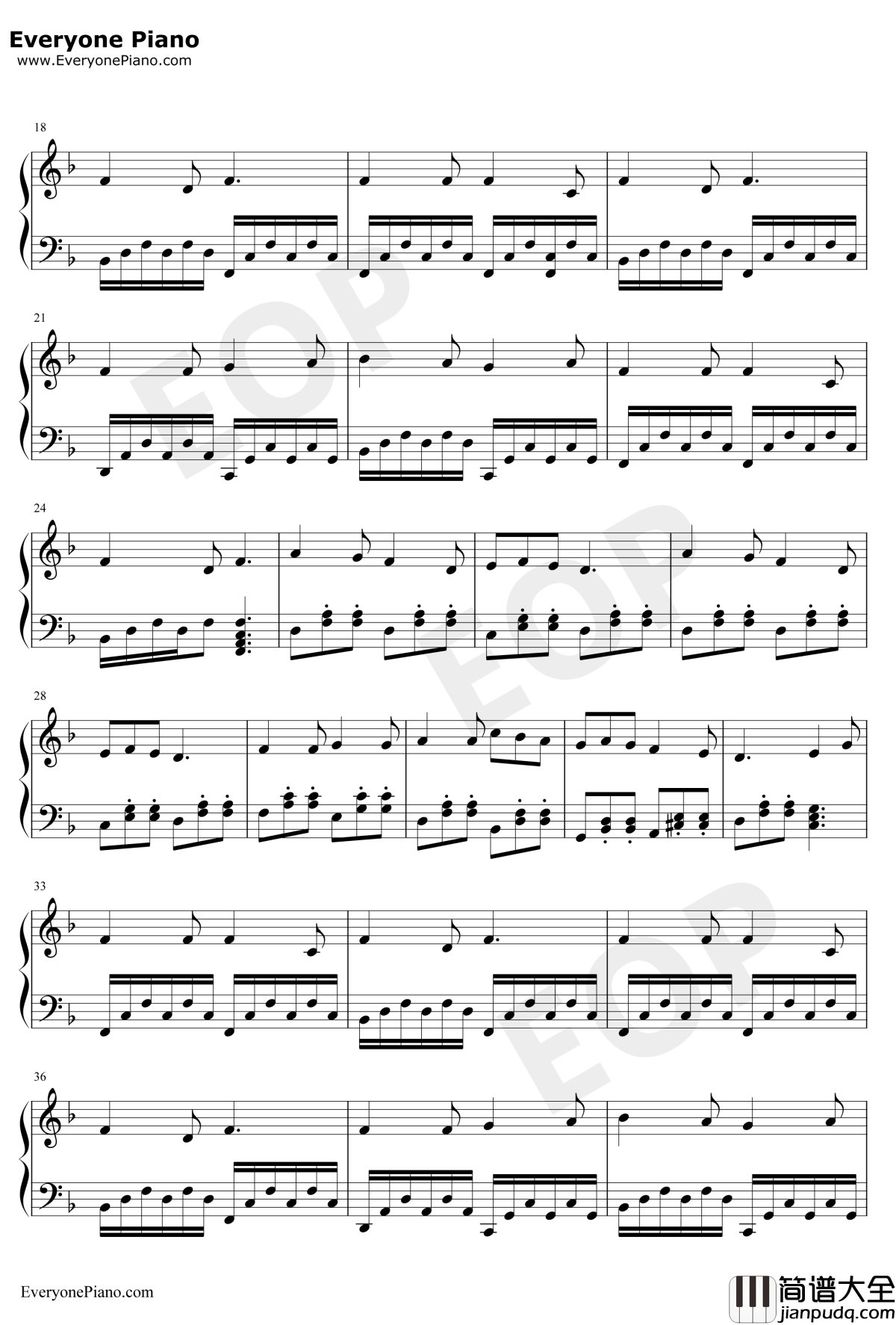 We_Three_Kings钢琴谱_JohnHenryHopkinsJr._WeThreeKingsofOrientAre_圣诞歌曲