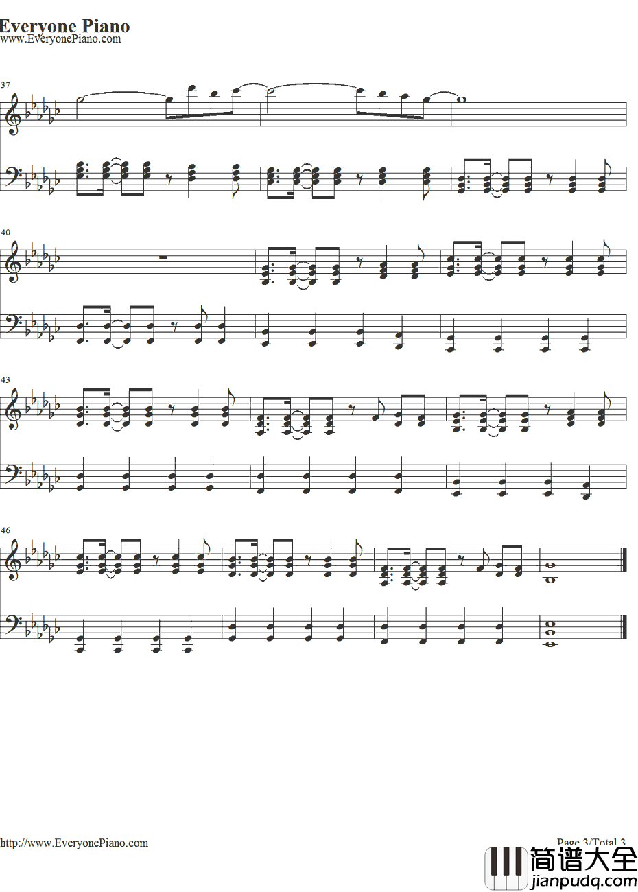 A_Sky_Full_of_Stars钢琴谱_Coldplay