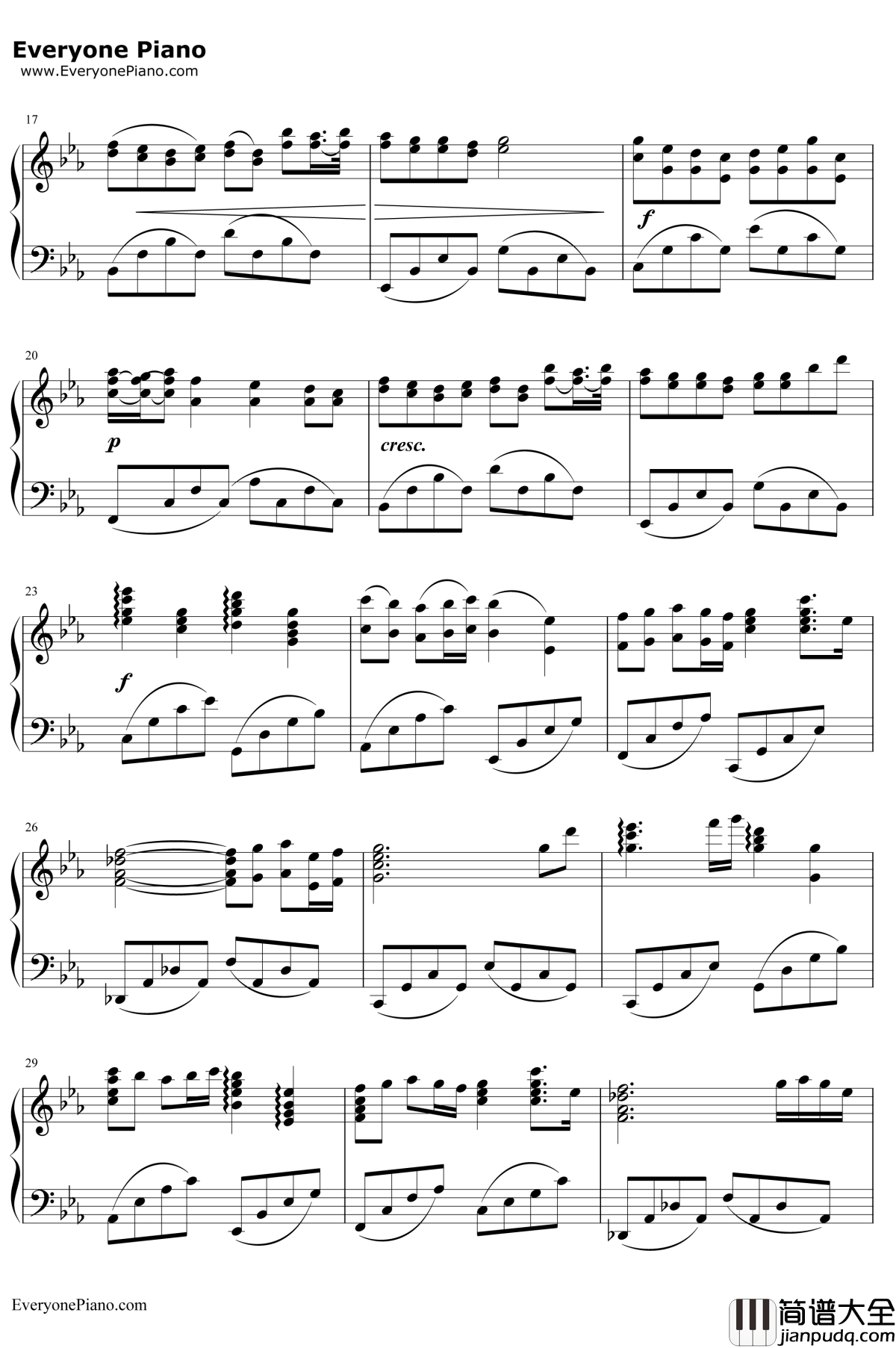 Adagio_in_CMinor钢琴谱__雅尼
