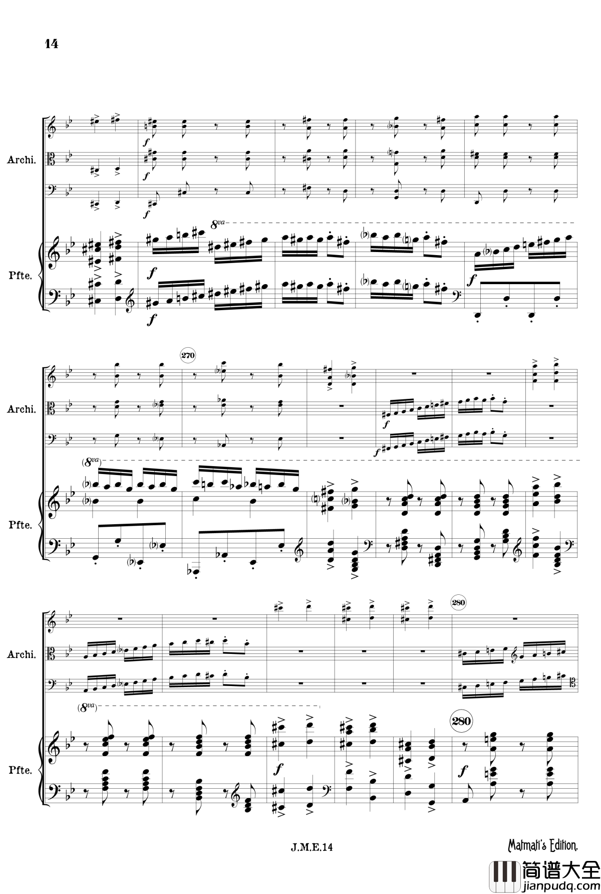 g小调第一钢琴四重奏_Op.25__第四乐章_吉普赛回旋曲钢琴谱_勃拉姆斯