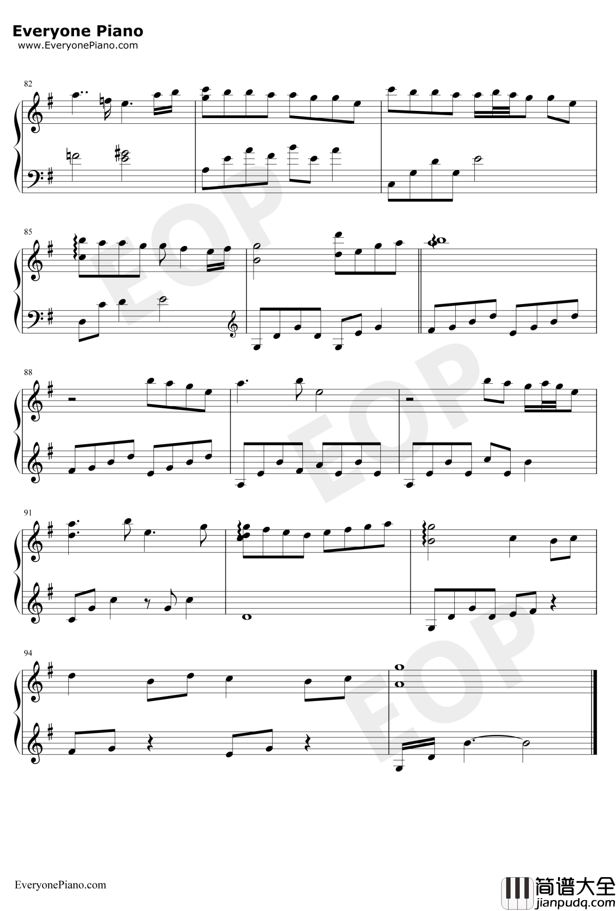 Vincent钢琴谱_Don_McLean