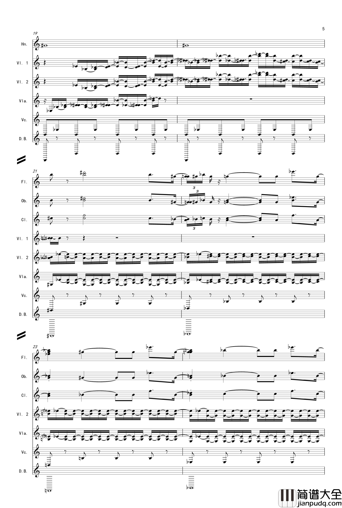 奏鸣曲之交响第14首Ⅲ钢琴谱_贝多芬_beethoven